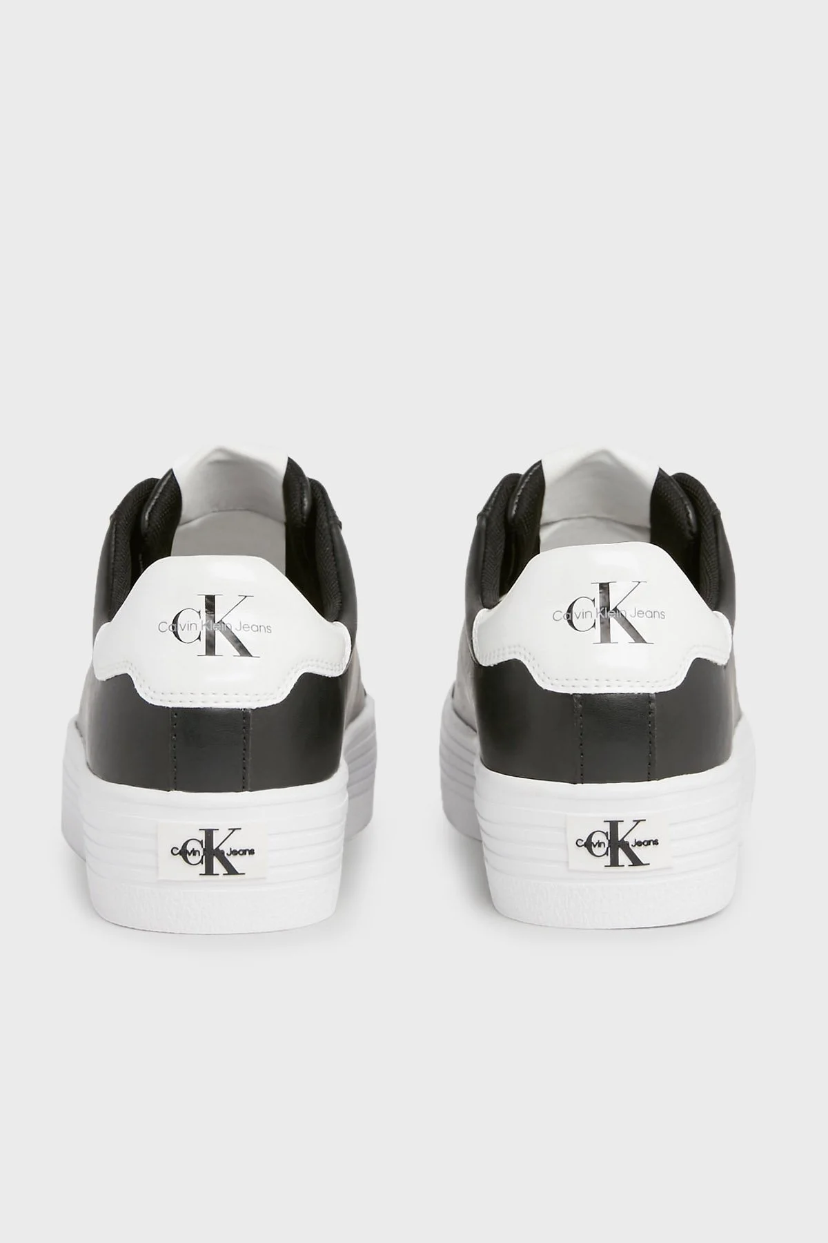Calvin Klein Platform Sneaker YW0YW013930GM Bayan Ayakkabı YW0YW01393 0GM SİYAH-BEYAZ - 5