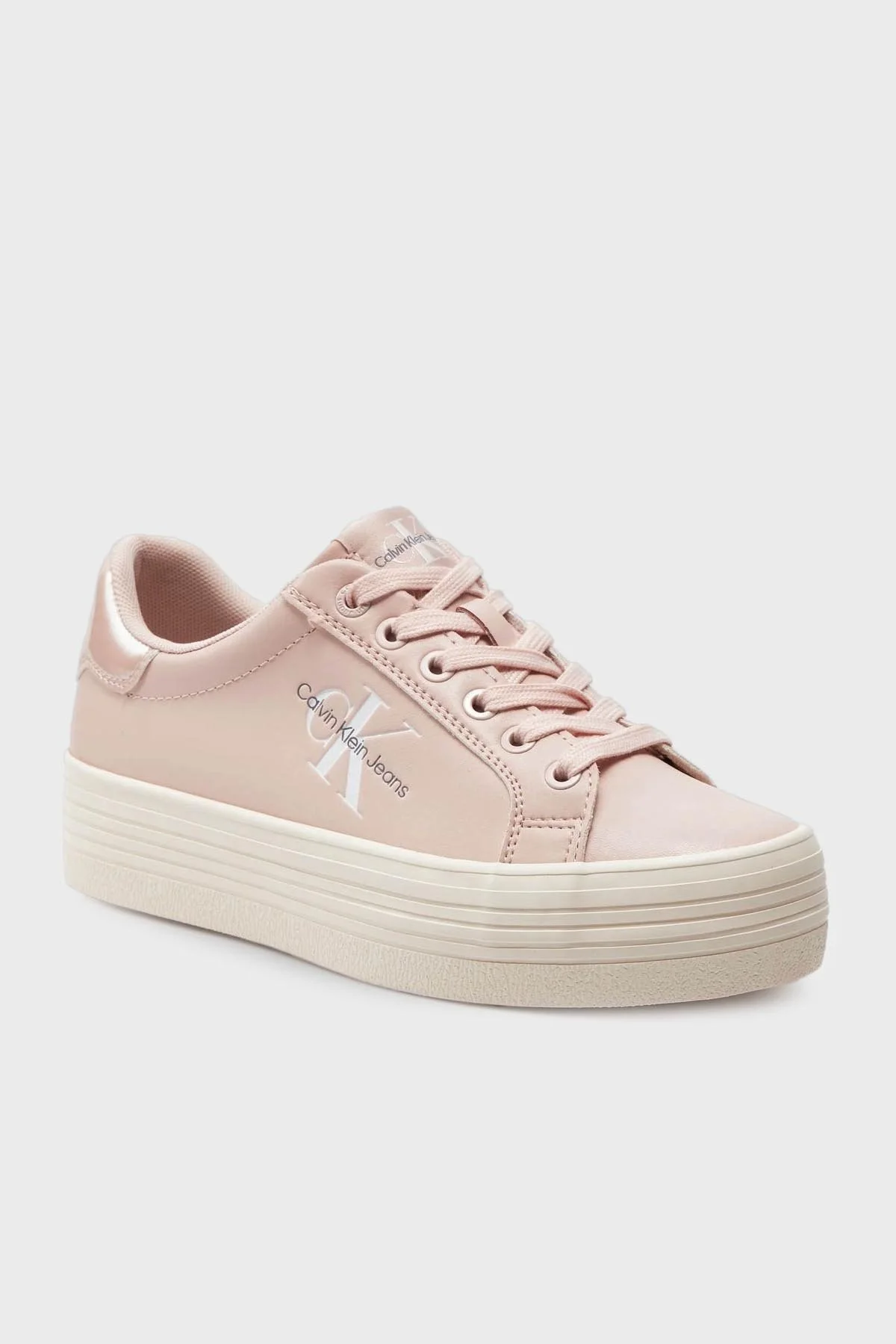 Calvin Klein Platform Sneaker YW0YW01393ABJ Bayan Ayakkabı YW0YW01393 ABJ PUDRA - 2