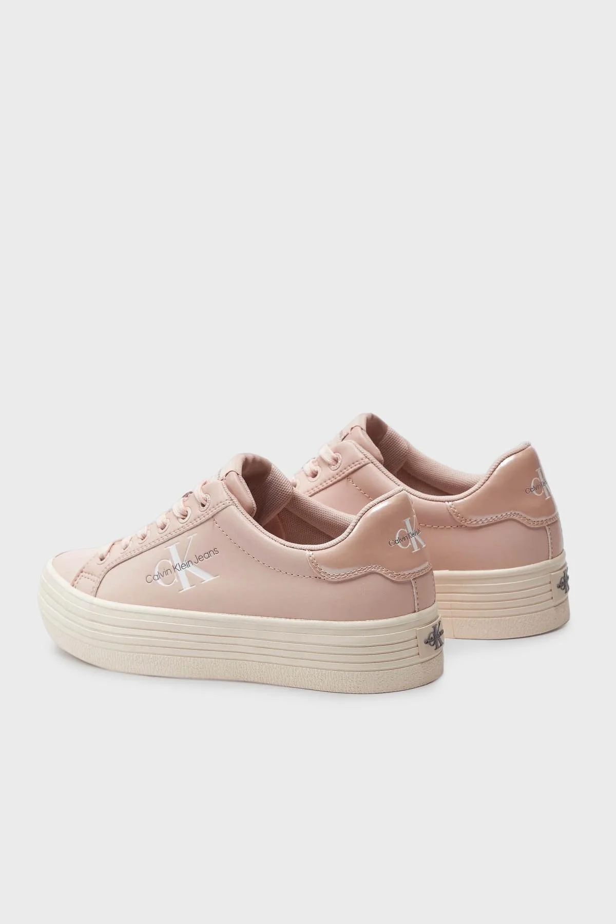 Calvin Klein Platform Sneaker YW0YW01393ABJ Bayan Ayakkabı YW0YW01393 ABJ PUDRA - 3