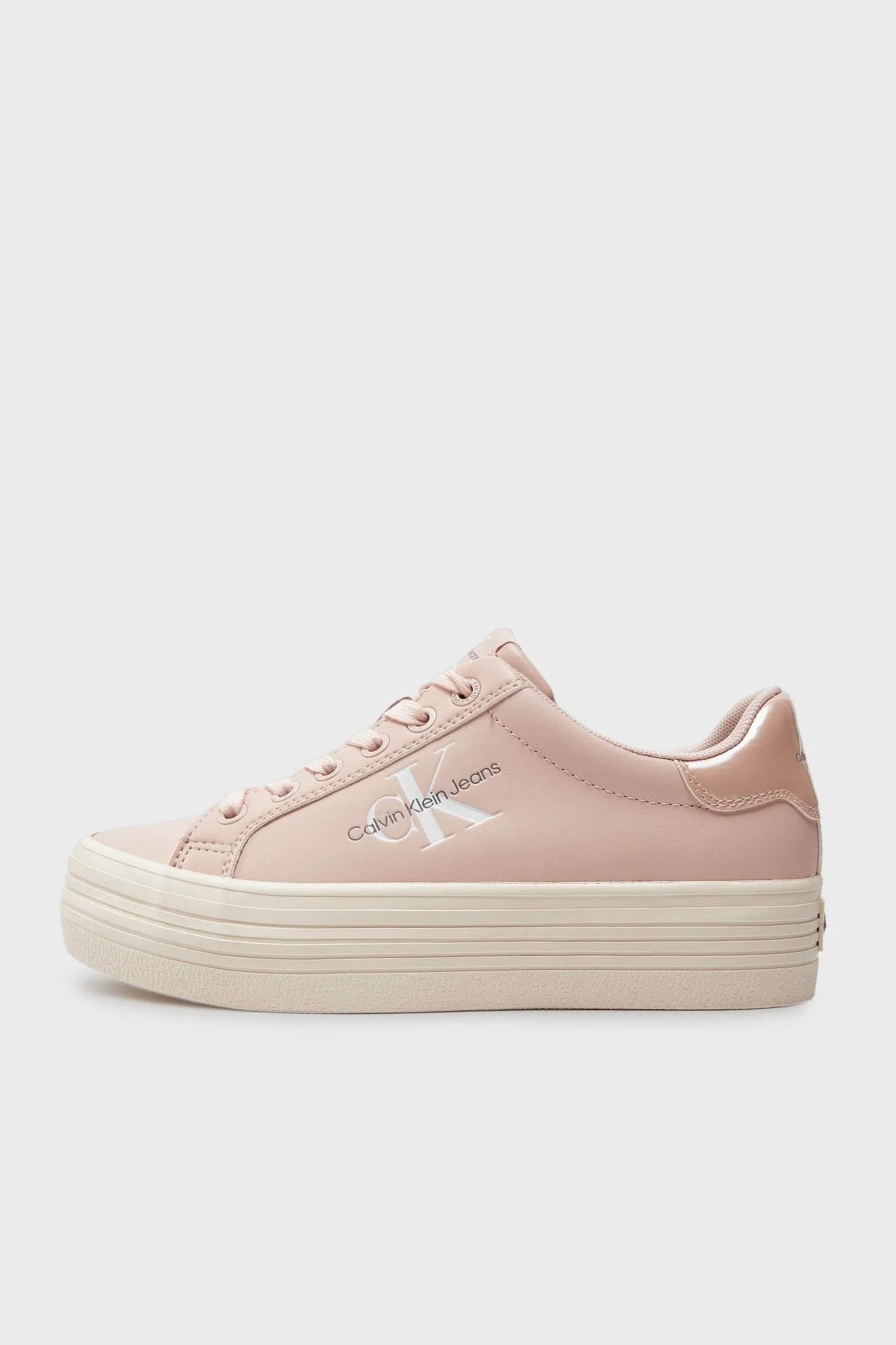 Calvin Klein Platform Sneaker YW0YW01393ABJ Bayan Ayakkabı YW0YW01393 ABJ PUDRA - 4