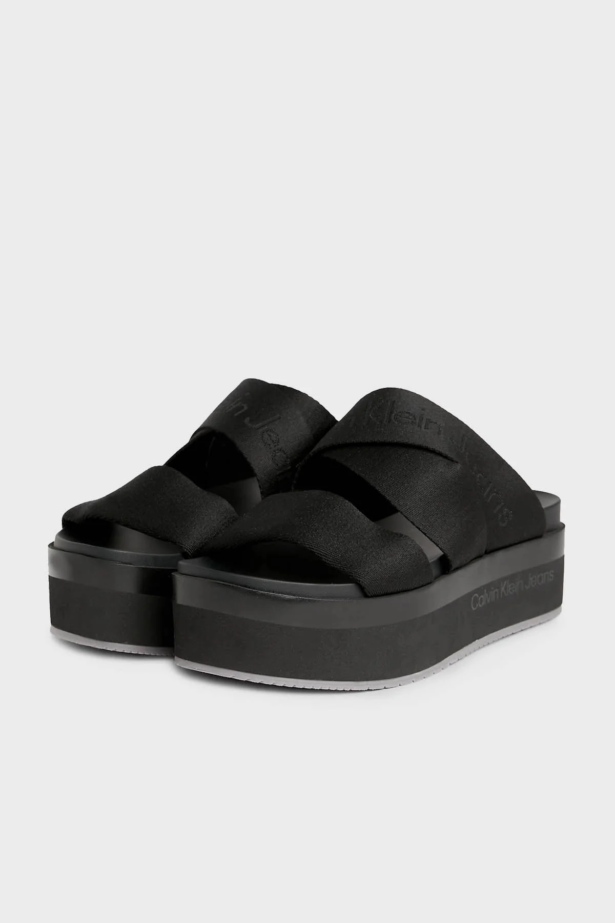 Calvin Klein Platform YW0YW013610GT Bayan Terlik YW0YW01361 0GT SİYAH - 2