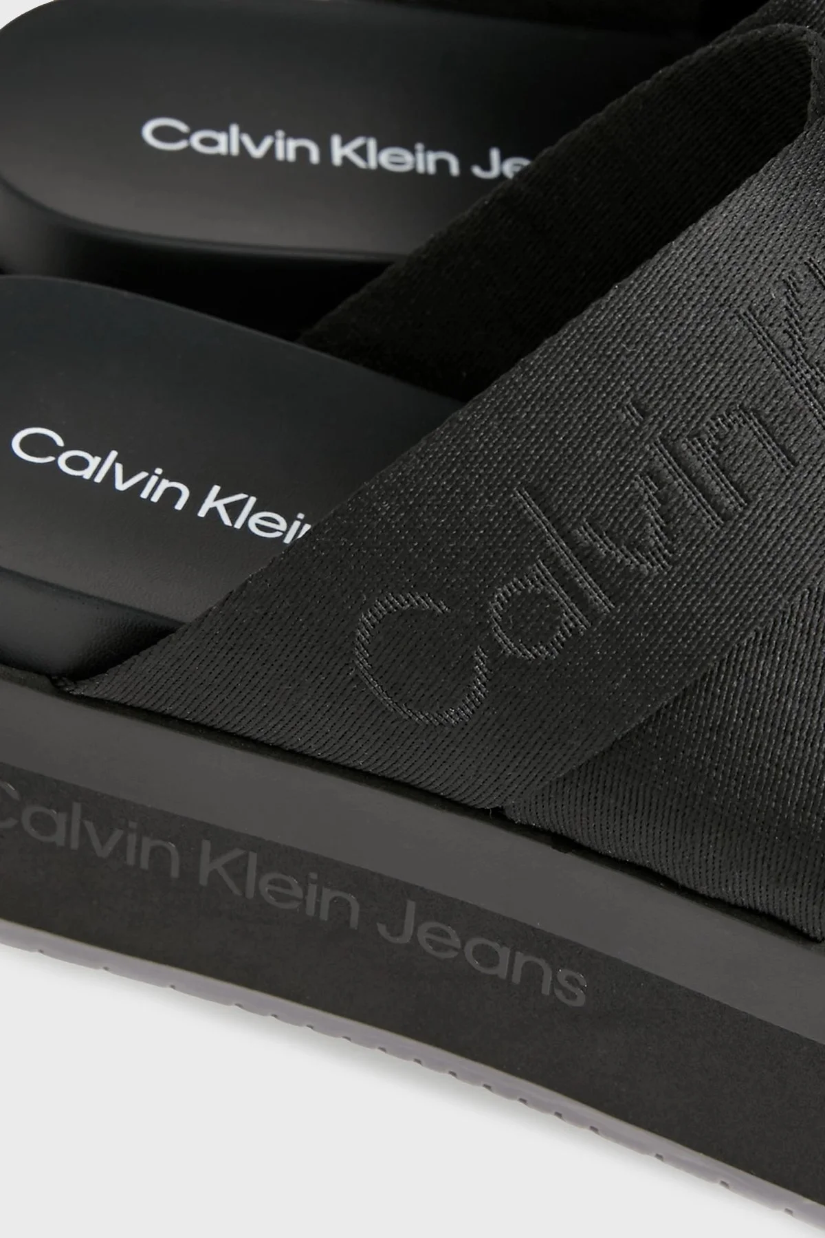 Calvin Klein Platform YW0YW013610GT Bayan Terlik YW0YW01361 0GT SİYAH - 6