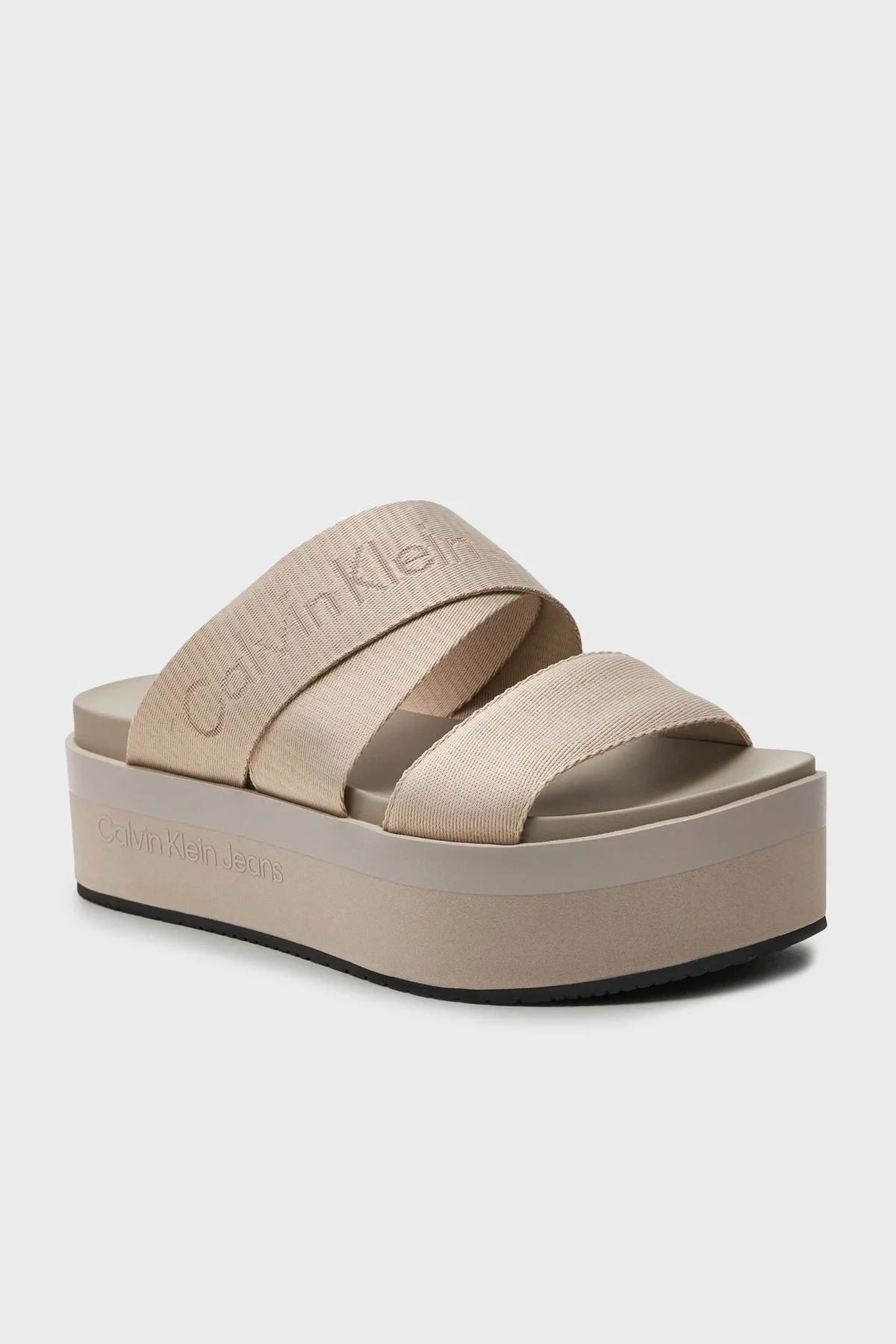 Calvin Klein Platform YW0YW01361ACF Bayan Terlik YW0YW01361 ACF BEJ - 2