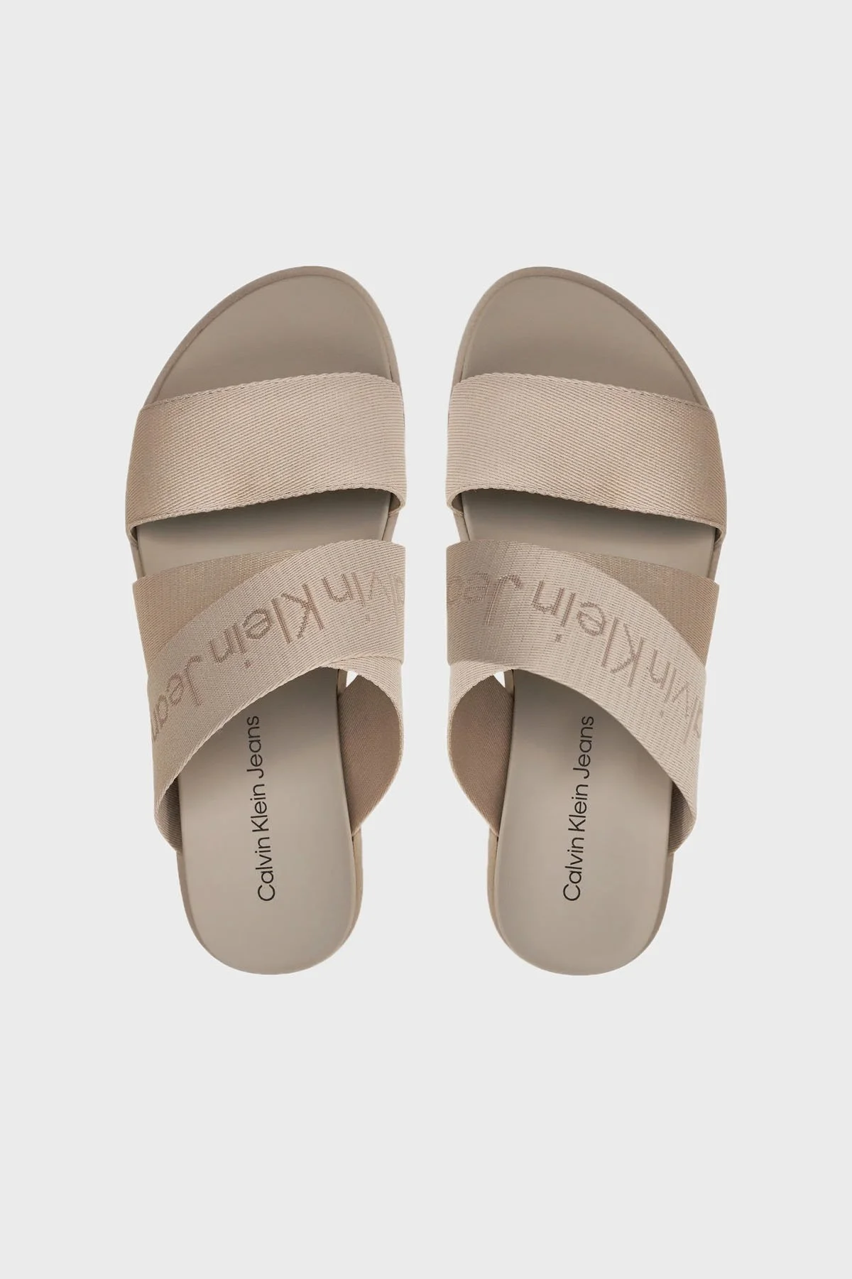 Calvin Klein Platform YW0YW01361ACF Bayan Terlik YW0YW01361 ACF BEJ - 5
