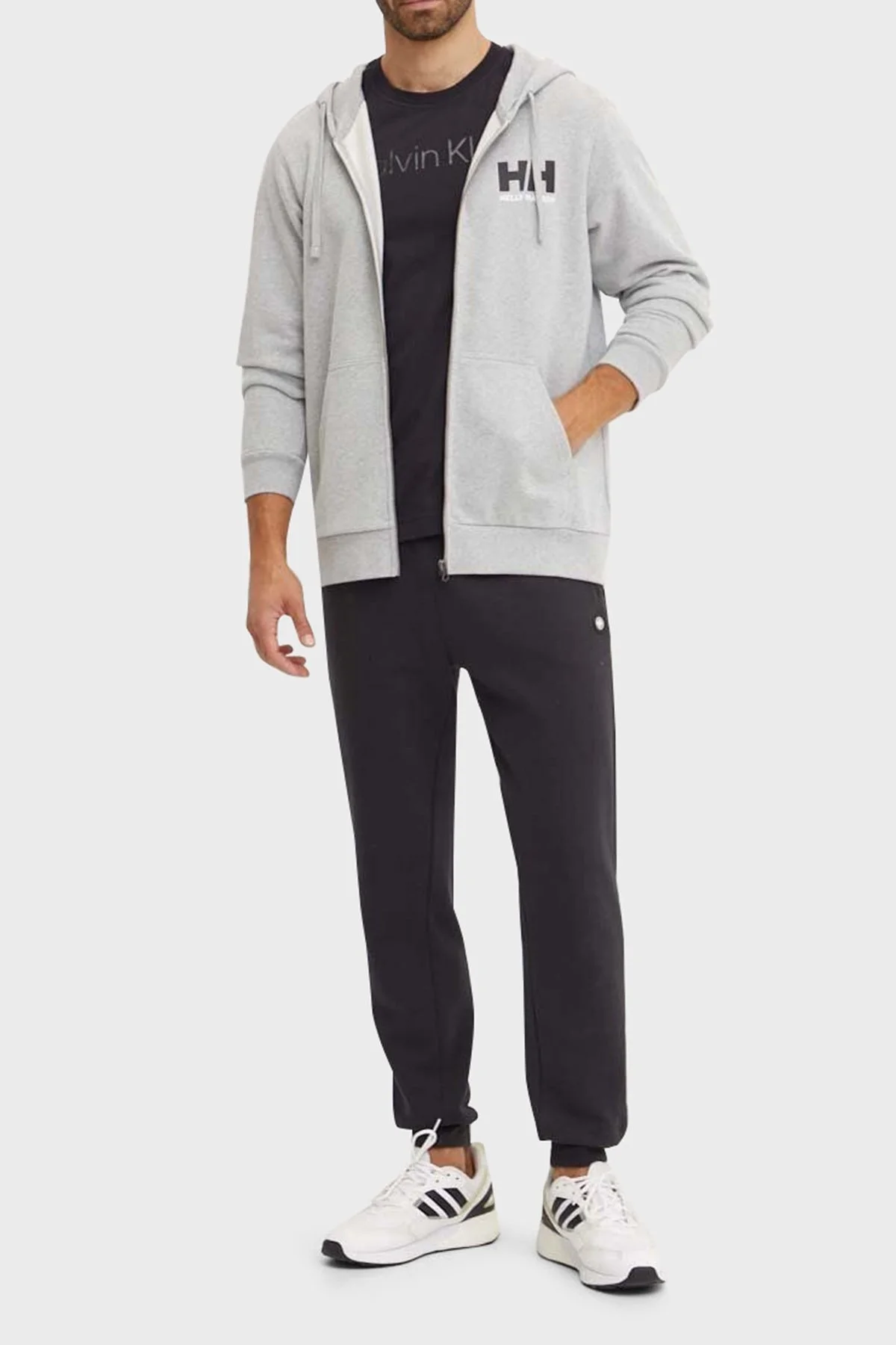 Calvin Klein Regular Fit Bisiklet Yaka 00GMF4K110BAE Erkek T Shirt 00GMF4K110 BAE SİYAH - 3