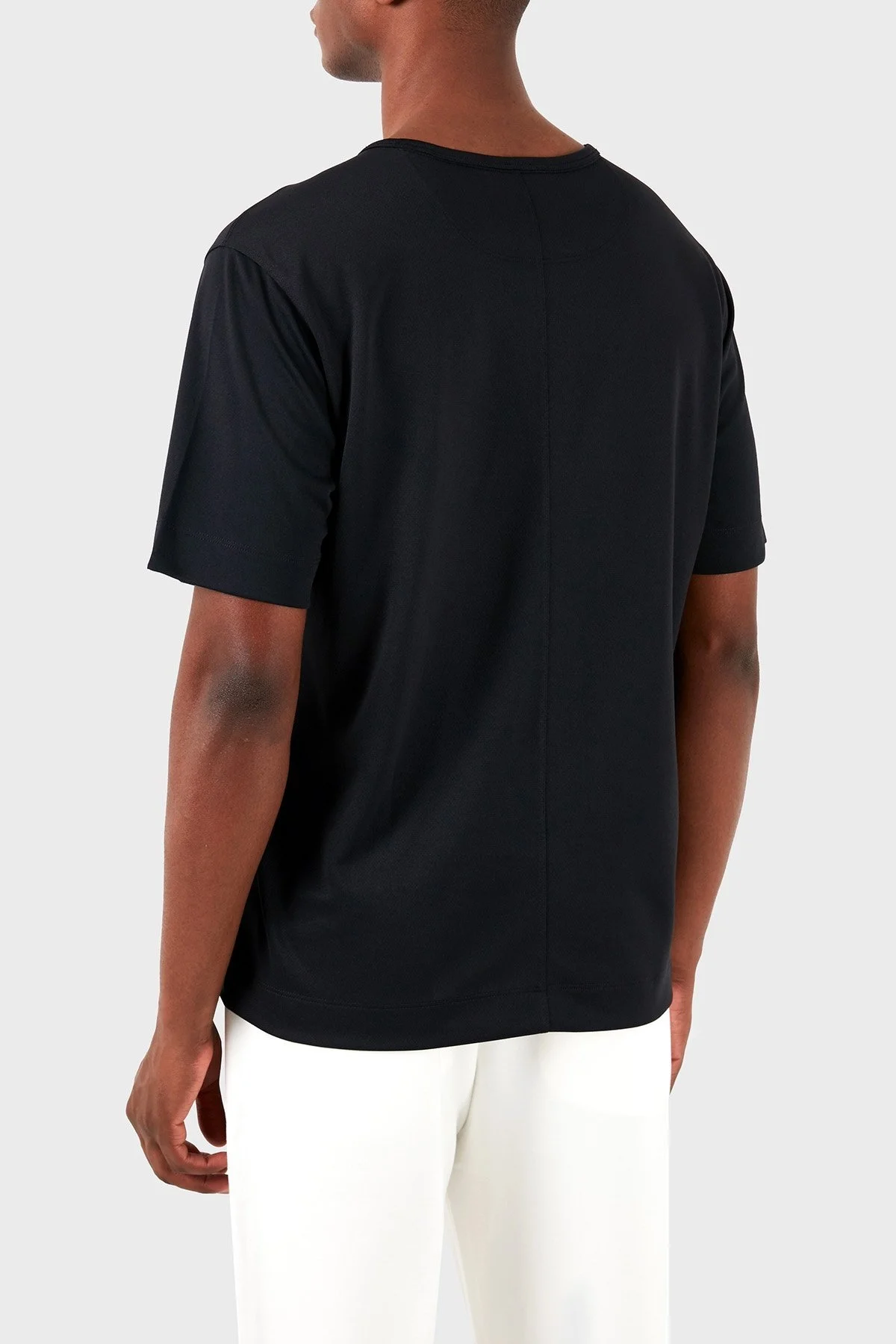 Calvin Klein Regular Fit Bisiklet Yaka 00GMS3K117BAE Erkek T Shirt 00GMS3K117 BAE SİYAH - 2