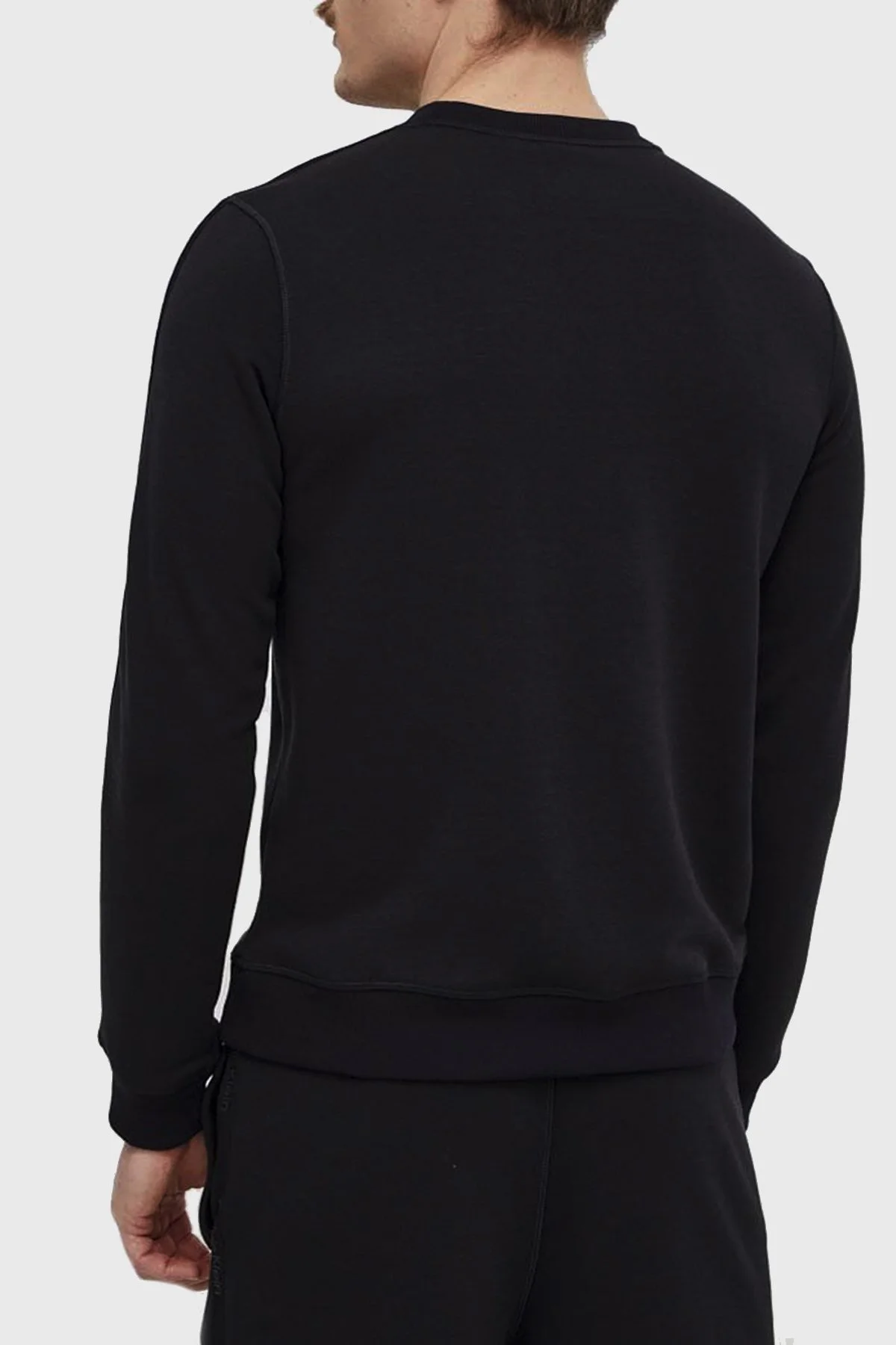 Calvin Klein Regular Fit Bisiklet Yaka 00GMS4W337BAE Erkek Sweat 00GMS4W337 BAE SİYAH - 2