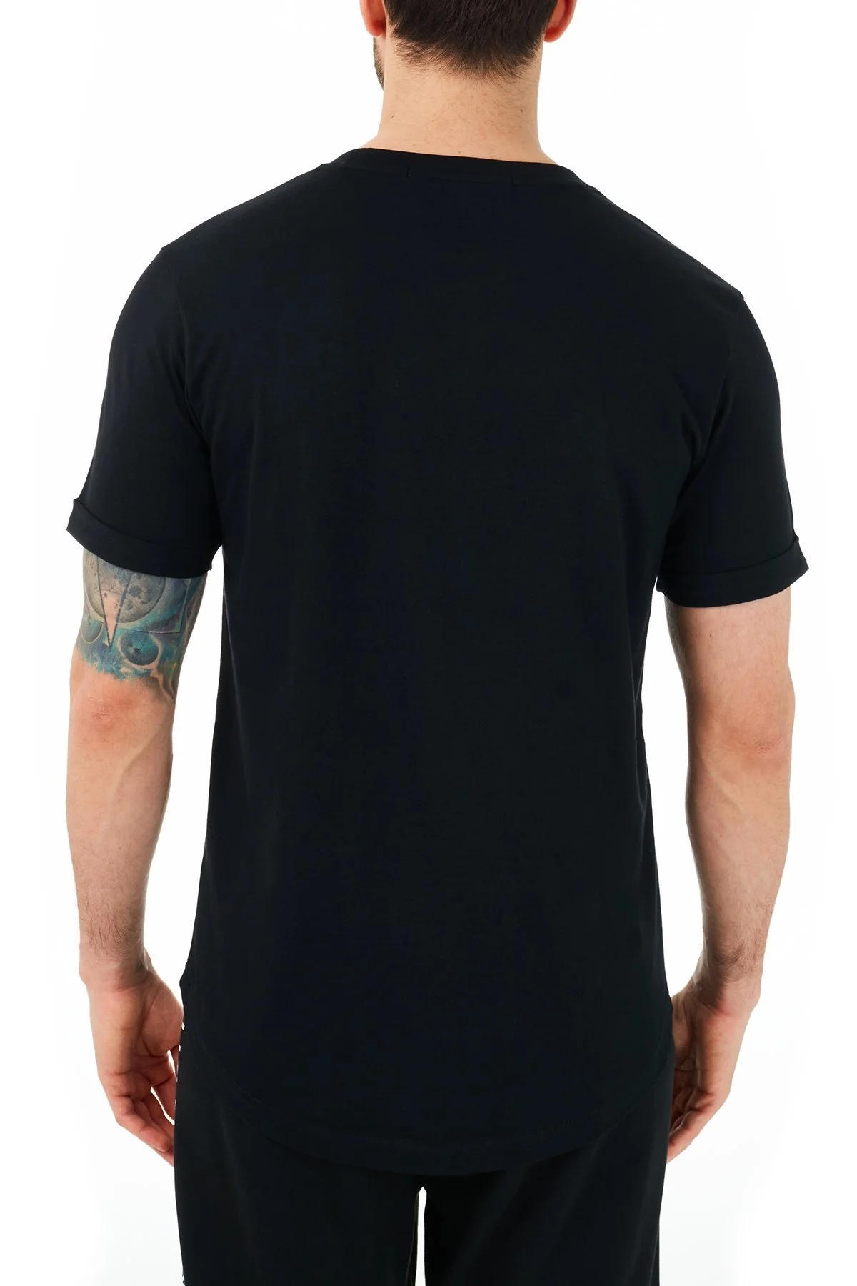 Calvin Klein Regular Fit Bisiklet Yaka % 100 Organik Pamuk Erkek T Shirt J30J315319 BAE SİYAH - 2