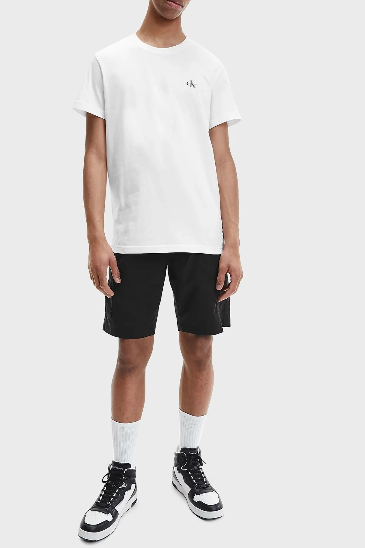 Calvin Klein Regular Fit Bisiklet Yaka Organik Pamuklu 2 Pack Erkek T Shirt J30J320199 BEH SİYAH - 6