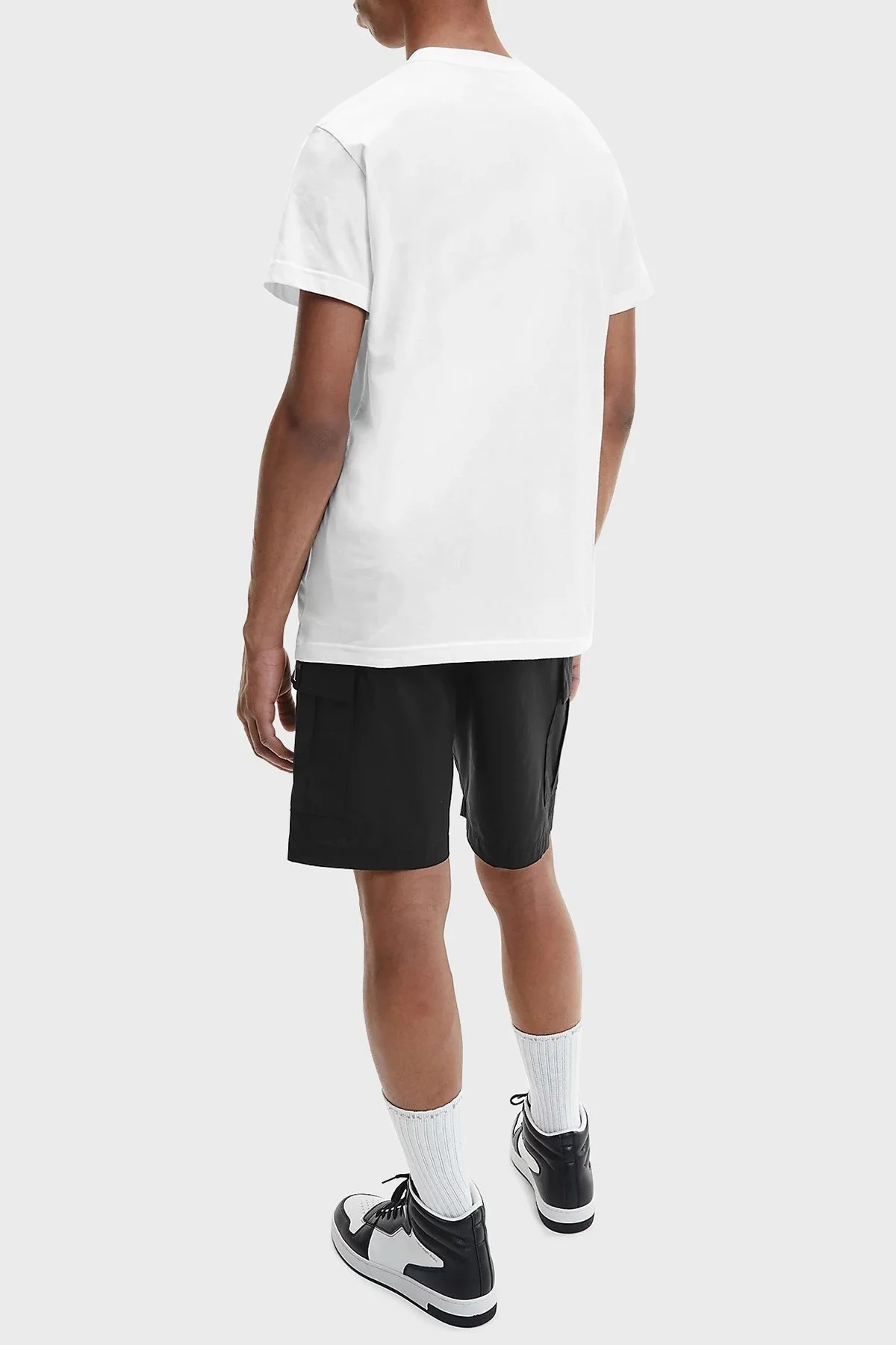 Calvin Klein Regular Fit Bisiklet Yaka Organik Pamuklu 2 Pack Erkek T Shirt J30J320199 BEH SİYAH - 7