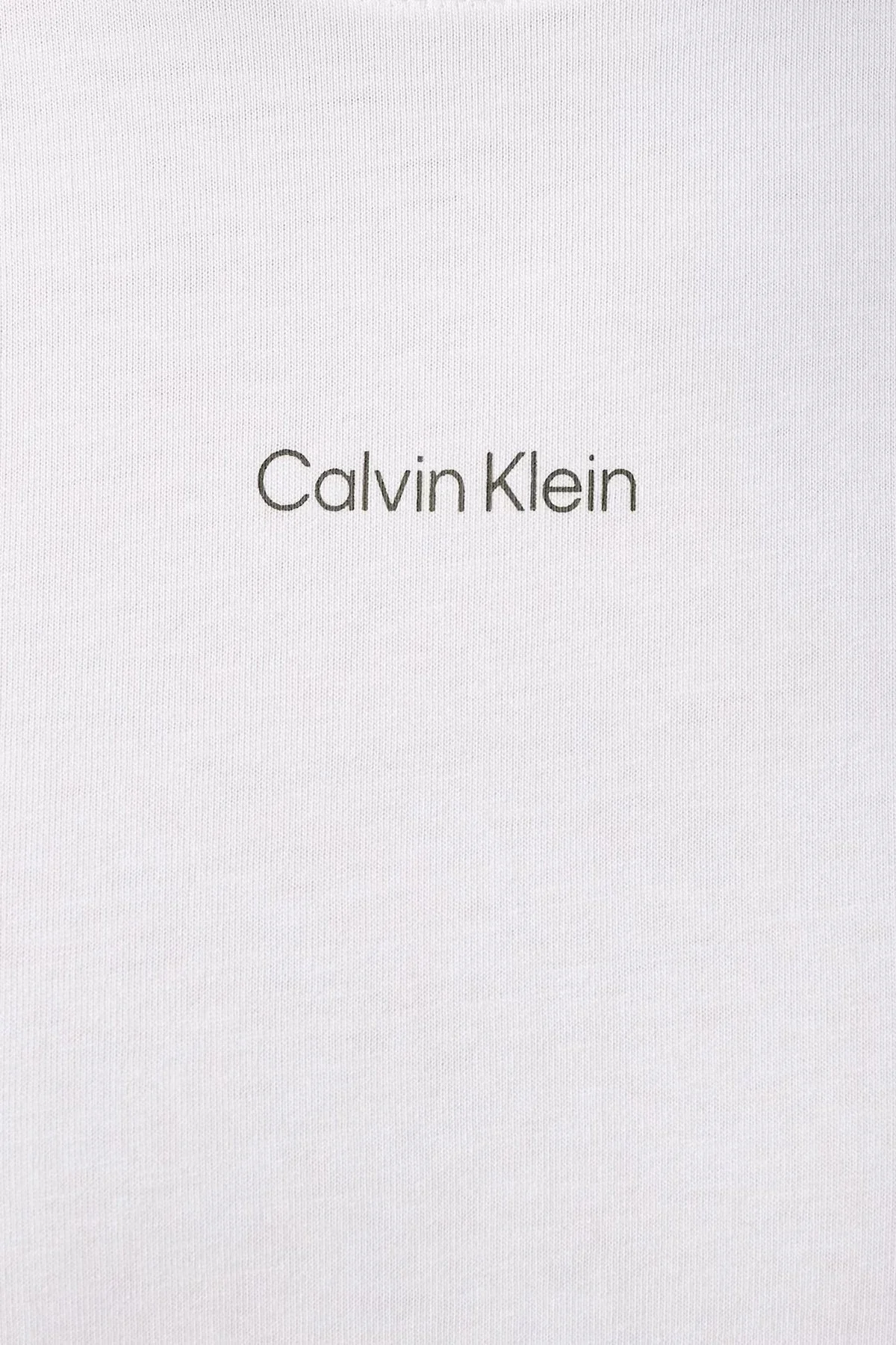 Calvin Klein Regular Fit Bisiklet Yaka T-Shirt LV04RH821GYAF Erkek T Shirt LV04RH821G YAF Beyaz - 5