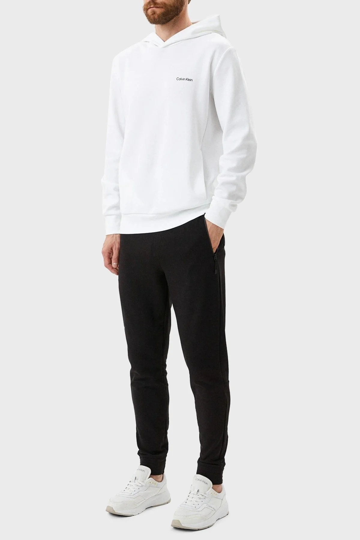 Calvin Klein Regular Fit Cepli Pamuklu Jogger Erkek Pantolon K10K109719 BEH SİYAH - 1