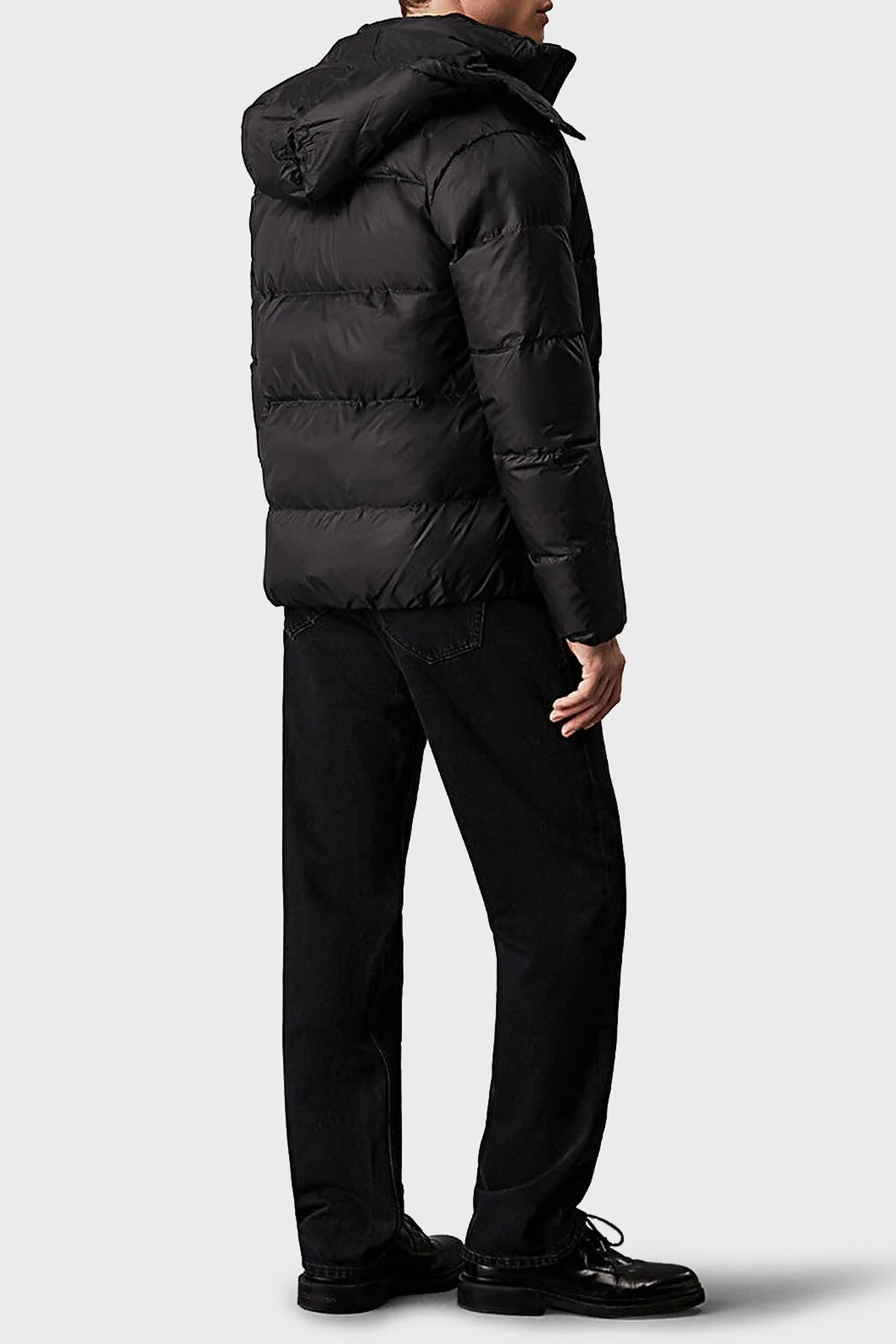 Calvin Klein Regular Fit Çıkarılabilir Kapüşonlu Su İtici Şişme J30J325946BEH Erkek Mont J30J325946 BEH SİYAH - 6