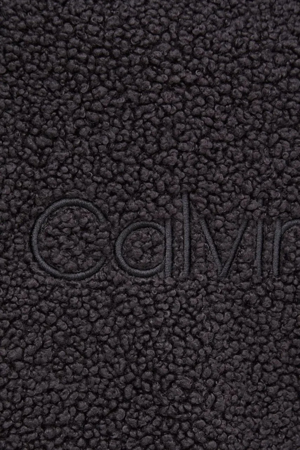 Calvin Klein Regular Fit Crop 00GWF4W307BAE Bayan Sweat 00GWF4W307 BAE SİYAH - 5