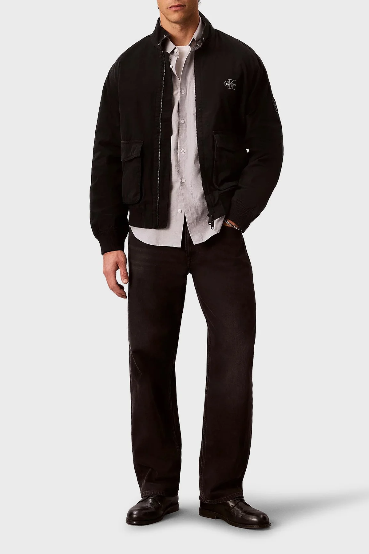 Calvin Klein Regular Fit Dik Yaka Astarlı Erkek Mont LV04RH401G UB1 Siyah - 2