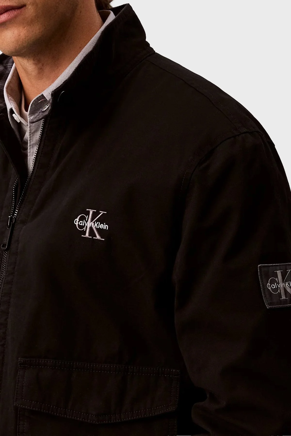 Calvin Klein Regular Fit Dik Yaka Astarlı Erkek Mont LV04RH401G UB1 Siyah - 5