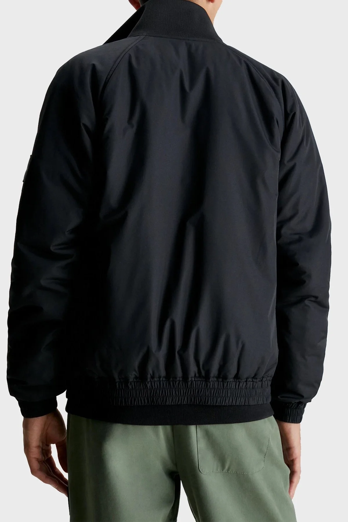 Calvin Klein Regular Fit Dik Yaka Bomber J30J323466BEH Erkek Ceket J30J323466 BEH SİYAH - 2