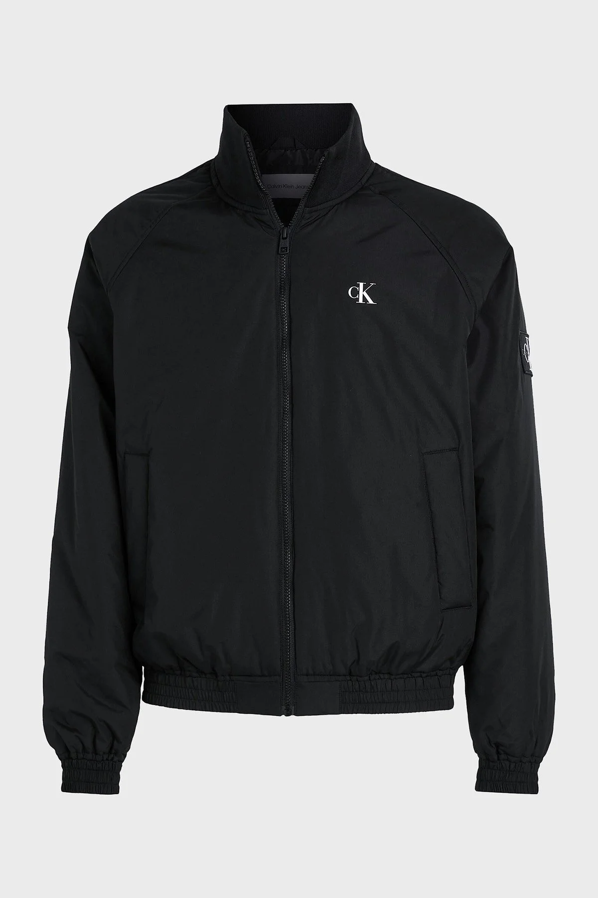 Calvin Klein Regular Fit Dik Yaka Bomber J30J323466BEH Erkek Ceket J30J323466 BEH SİYAH - 5