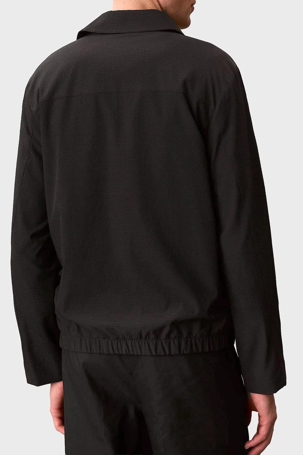 Calvin Klein Regular Fit Göğüs Cepli Fermuarlı LV04LF424GUB1 Erkek Ceket LV04LF424G UB1 SİYAH - 3