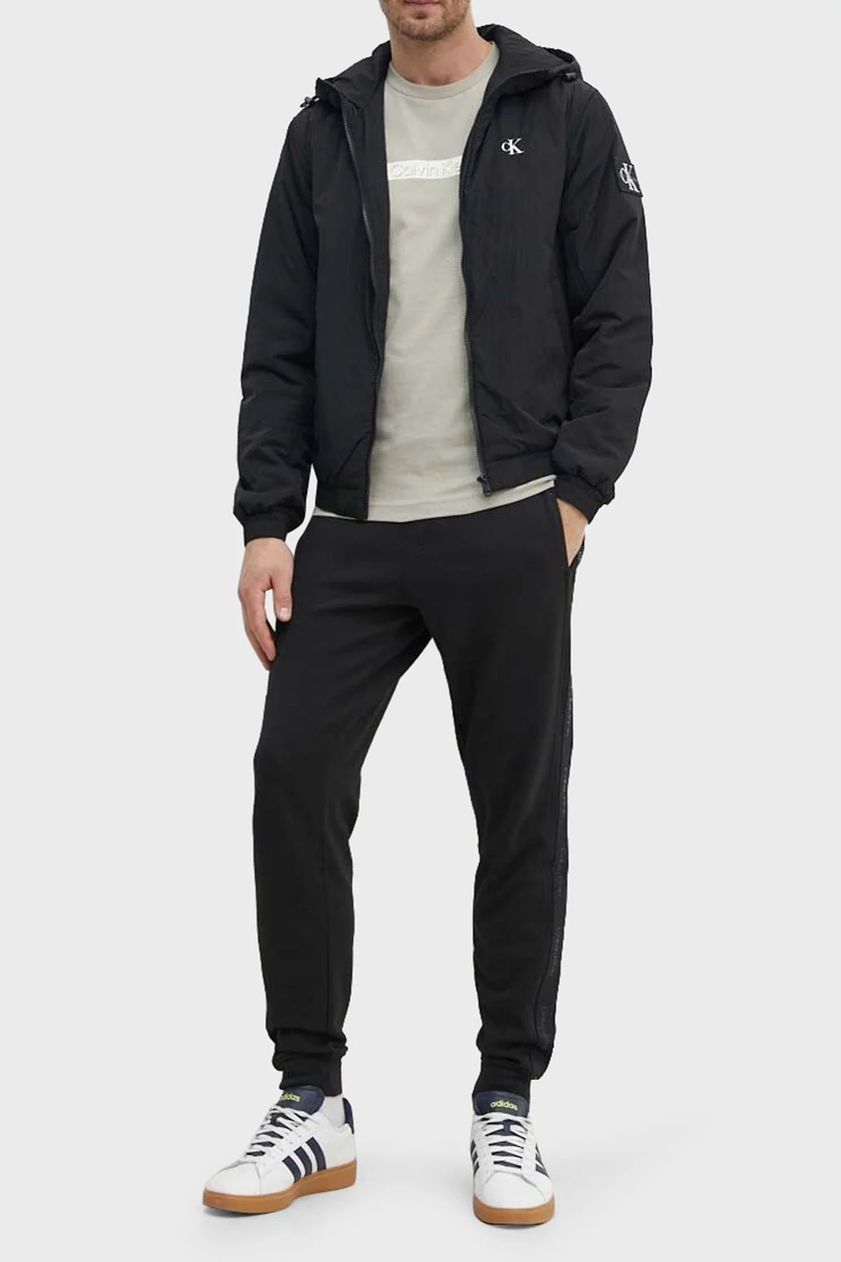 Calvin Klein Regular Fit Jogger K10K113096BEH Erkek Pantolon K10K113096 BEH SİYAH - 3