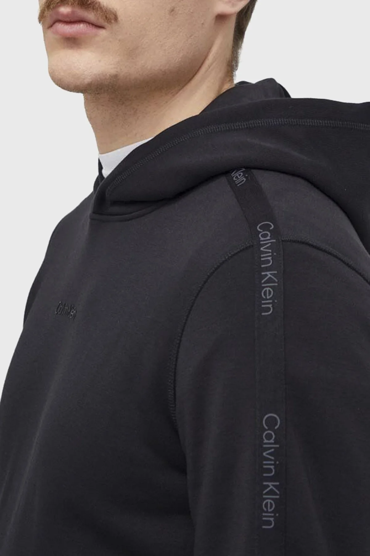 Calvin Klein Regular Fit Kapüşonlu 00GMS4W336BAE Erkek Sweat 00GMS4W336 BAE SİYAH - 4