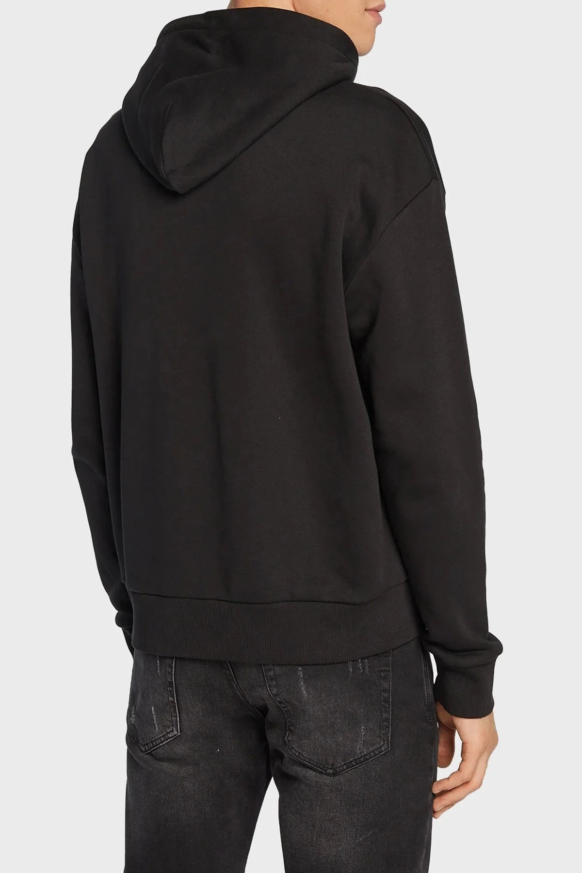 Calvin Klein Regular Fit Kapüşonlu Organik Pamuklu Erkek Sweat K10K110092 BEH SİYAH - 3