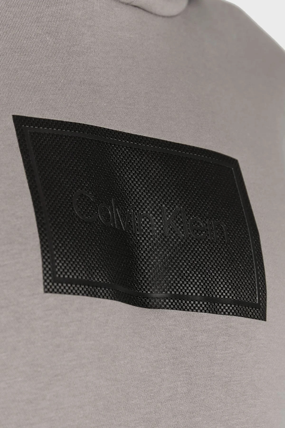 Calvin Klein Regular Fit Kapüşonlu Organik Pamuklu Erkek Sweat K10K110092 PQ6 GRİ - 5