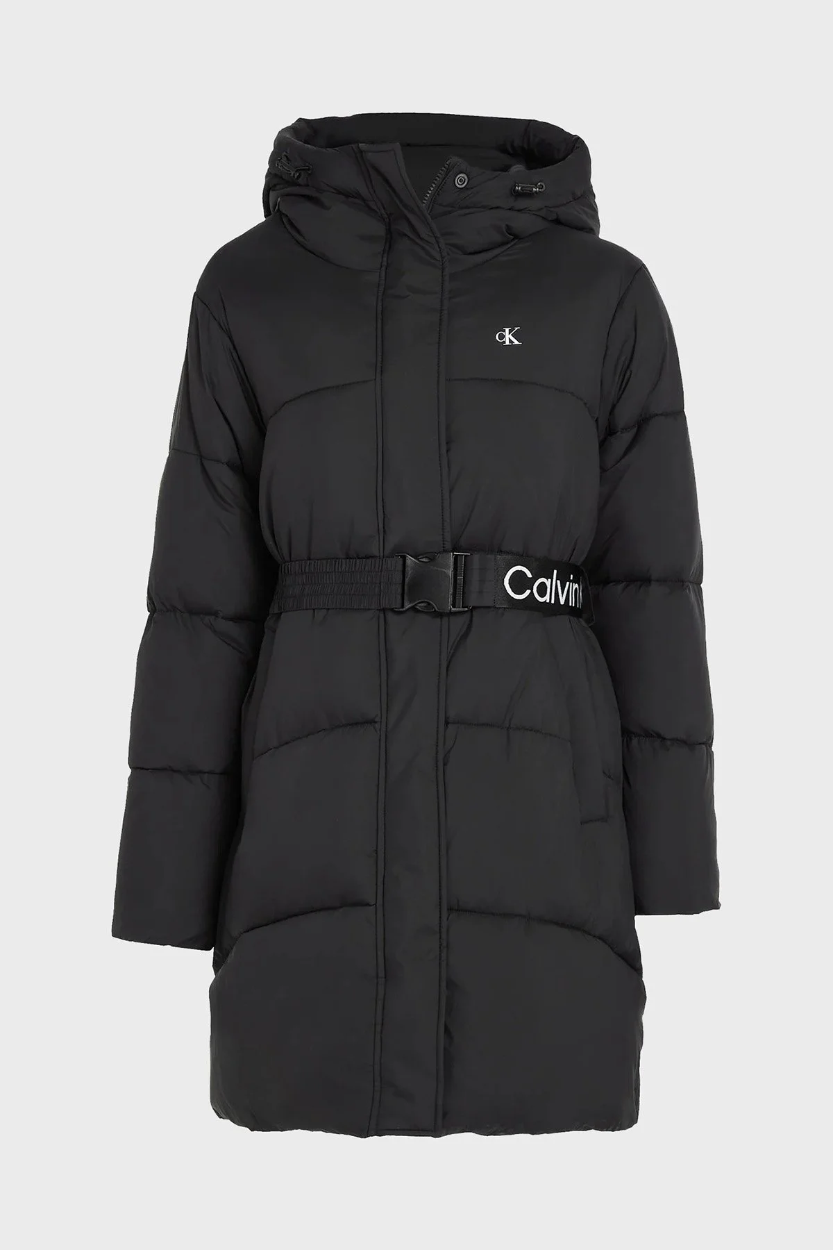 Calvin Klein Regular Fit Kapüşonlu Şişme J20J221894BEH Bayan Mont J20J221894 BEH SİYAH - 5