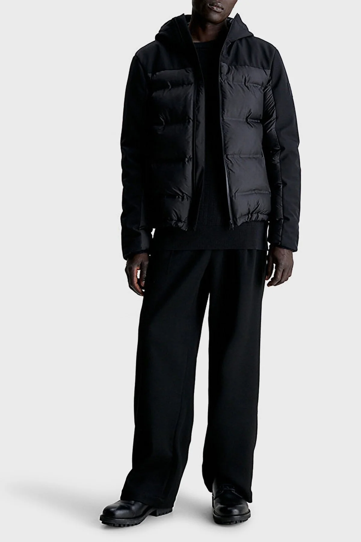 Calvin Klein Regular Fit Kapüşonlu Şişme K10K111889BEH Erkek Mont K10K111889 BEH SİYAH - 3