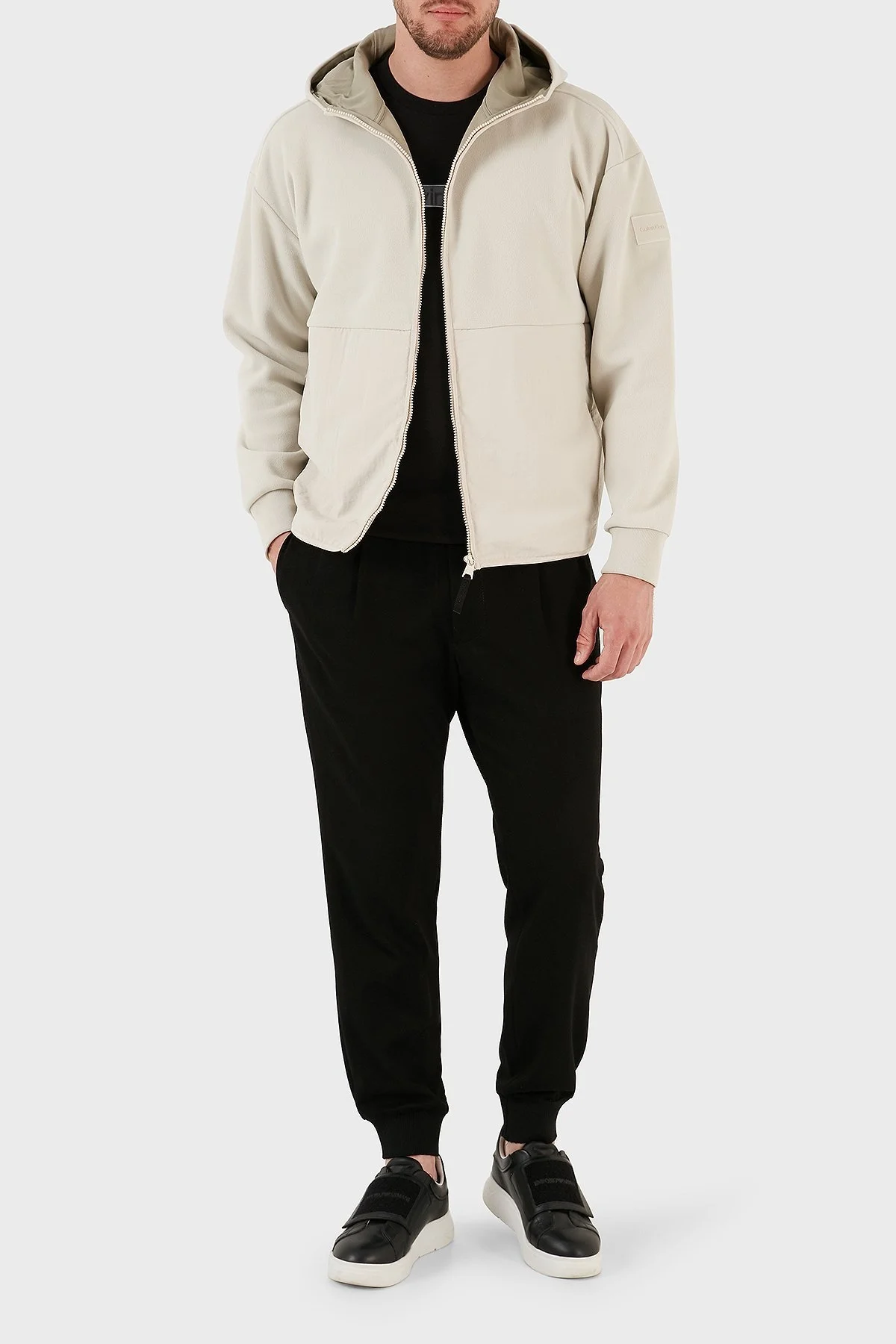 Calvin Klein Erkek Ceket K10K111518 ACE BEJ - 4