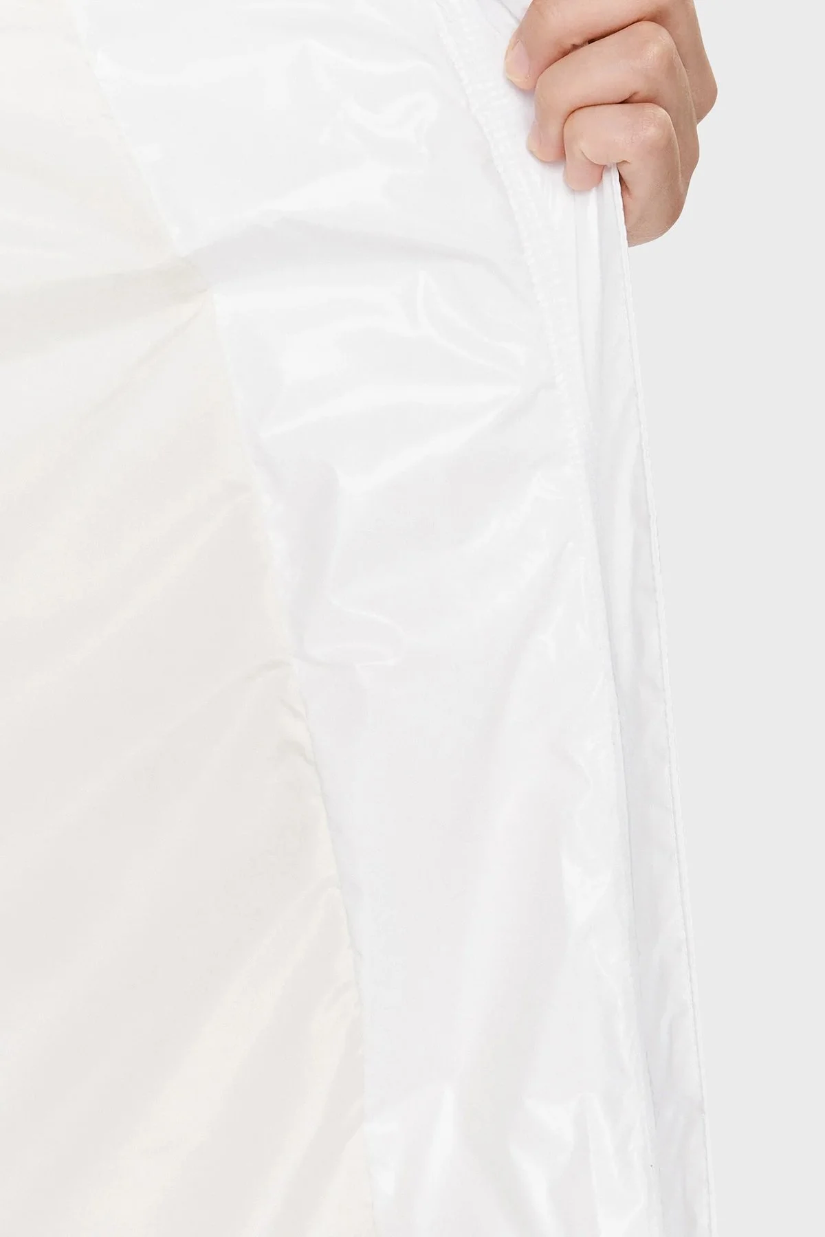 Calvin Klein Regular Fit Kapüşonlu Uzun Şişme J20J221902YBI Bayan Mont J20J221902 YBI BEYAZ - 6