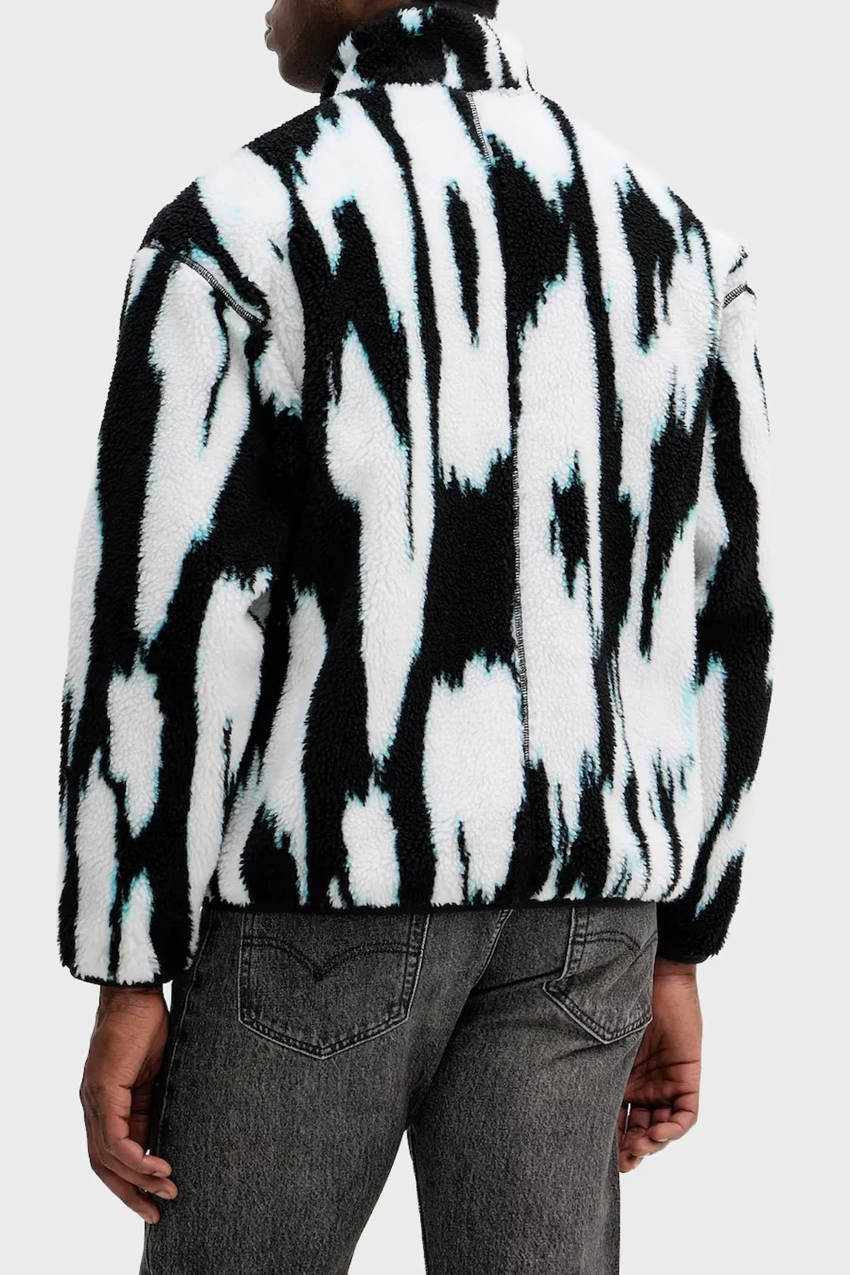 Calvin Klein Regular Fit Logolu Dik Yaka LV04RD219GUB1 Erkek Ceket LV04RD219G UB1 SİYAH - 3