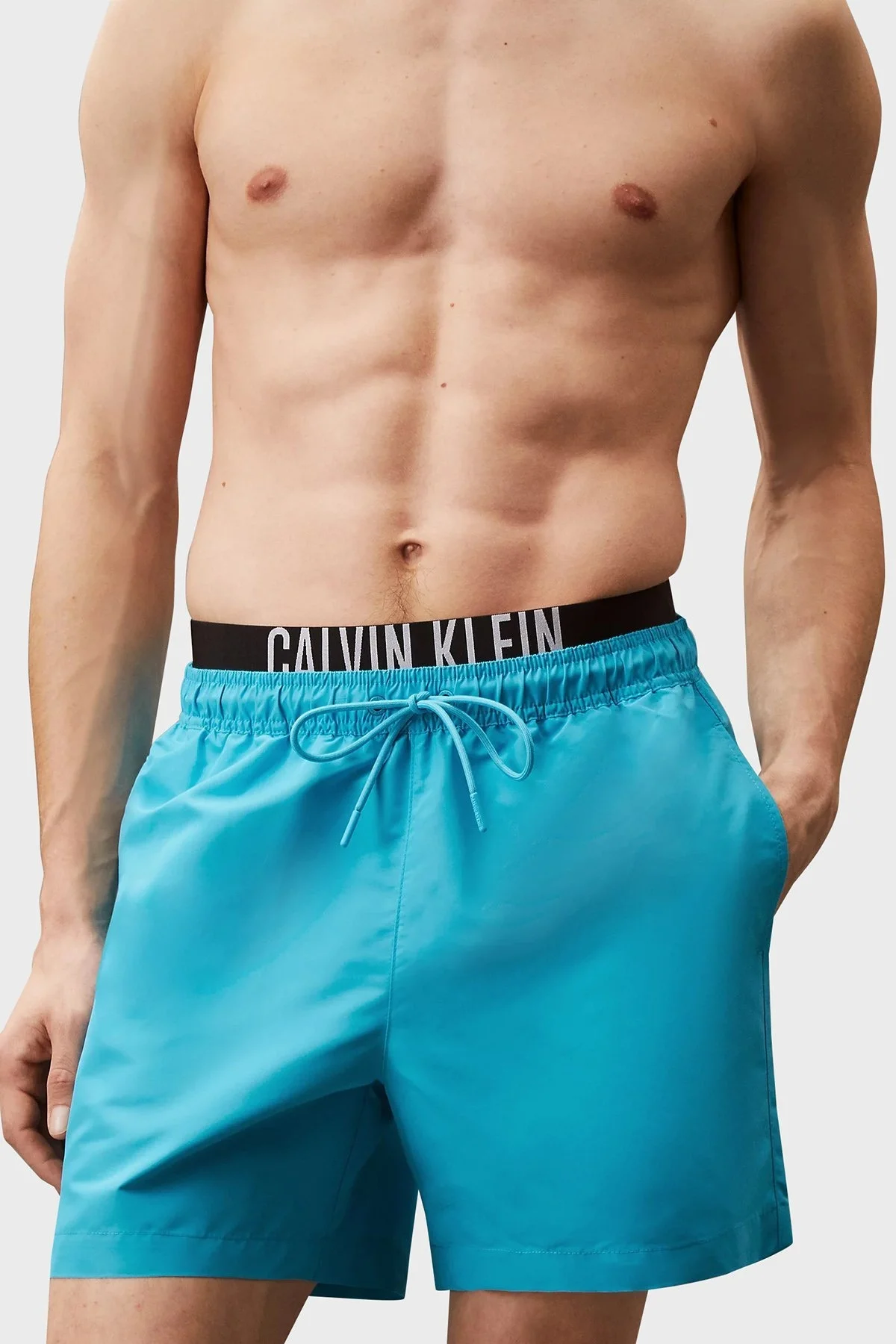Calvin Klein Regular Fit Logolu KM0KM01093CVJ Erkek Mayo Short KM0KM01093 CVJ MAVİ - 7