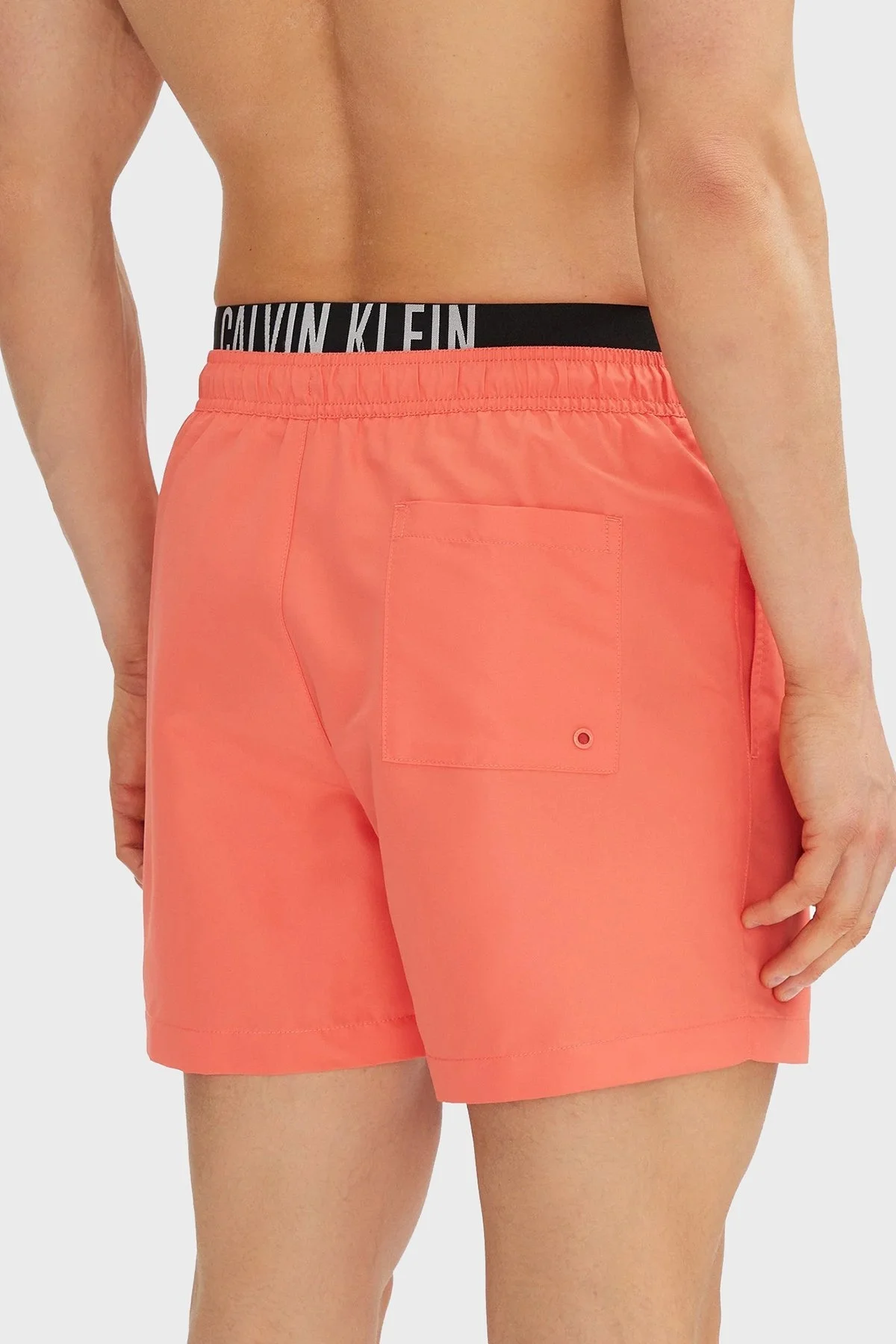 Calvin Klein Regular Fit Logolu KM0KM01093U07 Erkek Mayo Short KM0KM01093 U07 MERCAN - 8