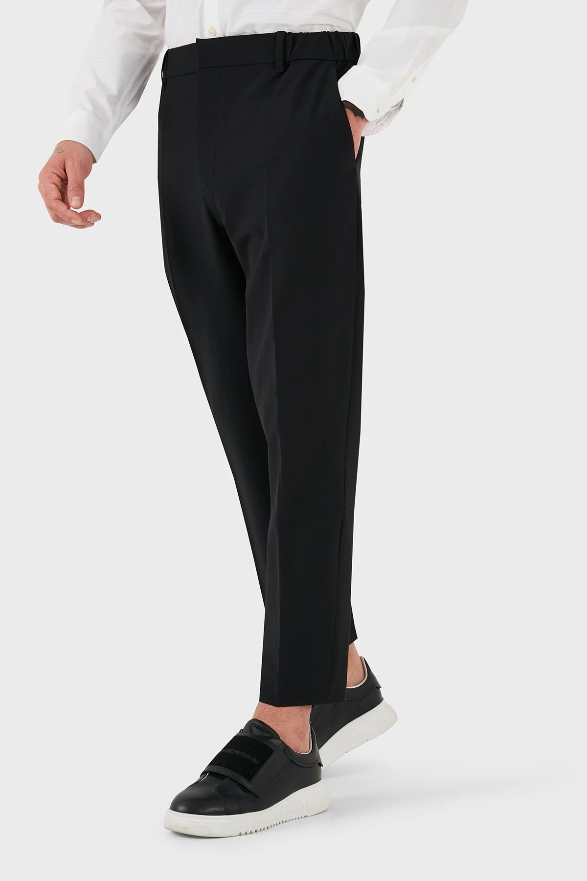 Calvin Klein Regular Fit Normal Bel Düz Paça K10K113918BEH Erkek Pantolon K10K113918 BEH SİYAH - 5