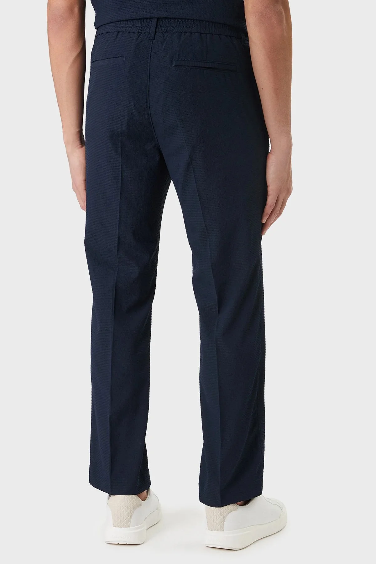 Calvin Klein Regular Fit Normal Bel Düz Paça LV04LF609GCEF Erkek Pantolon LV04LF609G CEF LACİVERT - 3