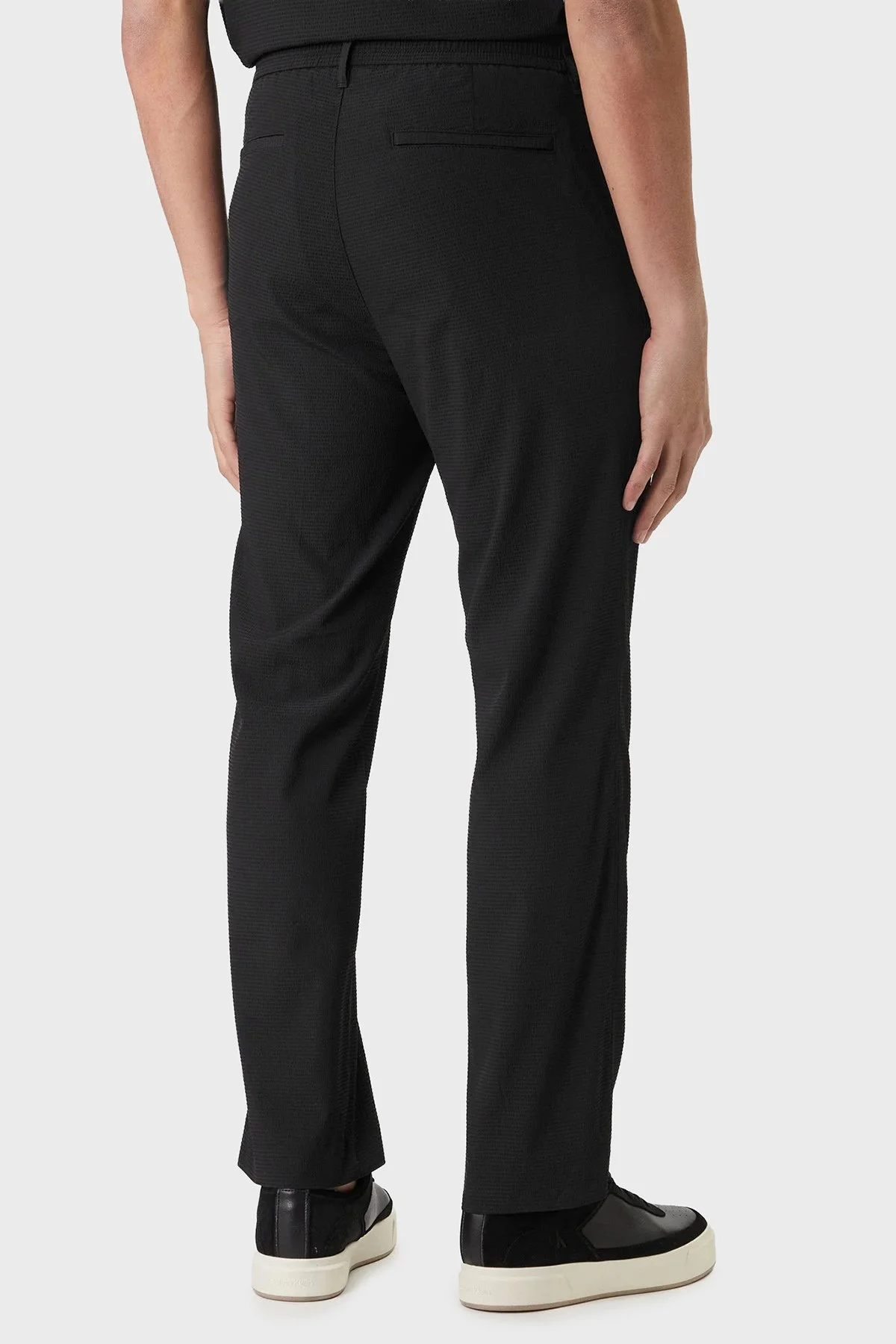 Calvin Klein Regular Fit Normal Bel Düz Paça LV04LF609GUB1 Erkek Pantolon LV04LF609G UB1 SİYAH - 3
