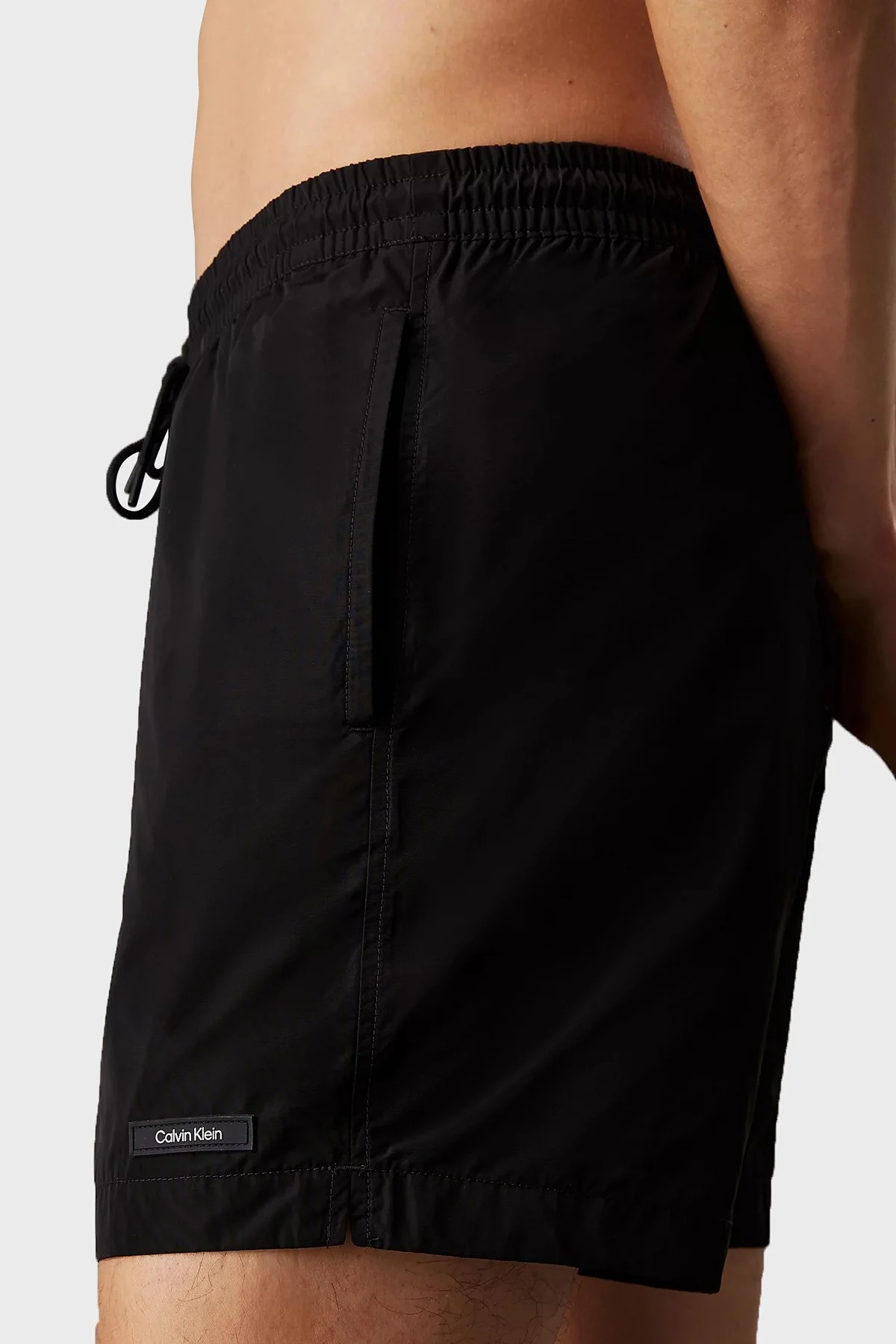 Calvin Klein Regular Fit Normal Bel Hızlı Kuruyan KM0KM01111BEH Erkek Mayo Short KM0KM01111 BEH SİYAH - 7