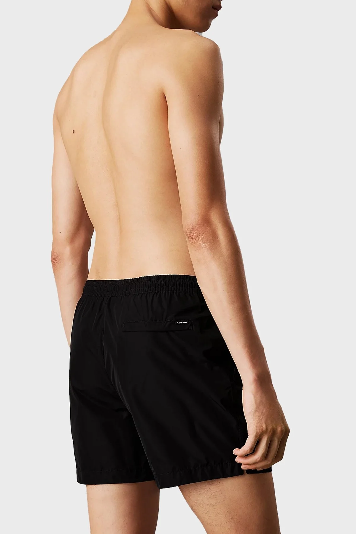 Calvin Klein Regular Fit Normal Bel Hızlı Kuruyan KM0KM01111BEH Erkek Mayo Short KM0KM01111 BEH SİYAH - 8