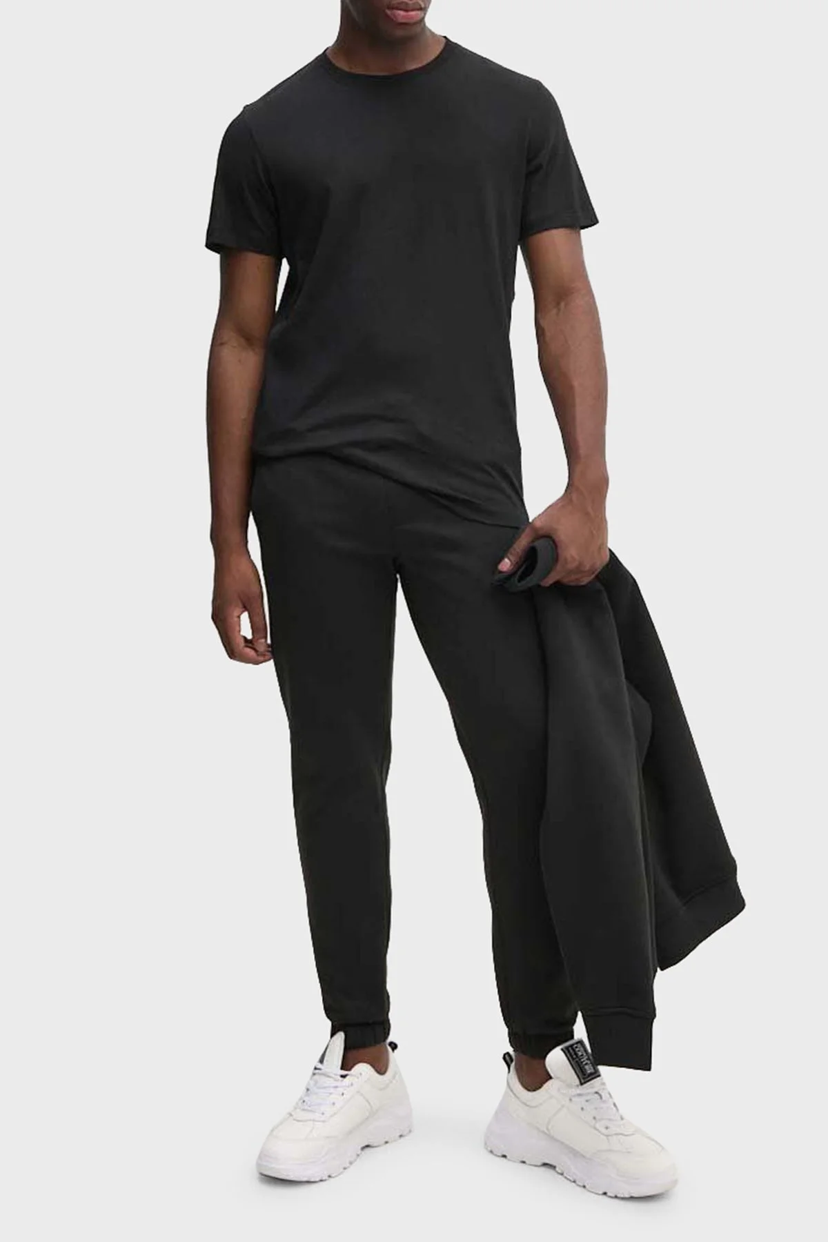 Calvin Klein Regular Fit Normal Bel Lastikli Paça Jogger J30J326175BEH Erkek Pantolon J30J326175 BEH SİYAH - 2