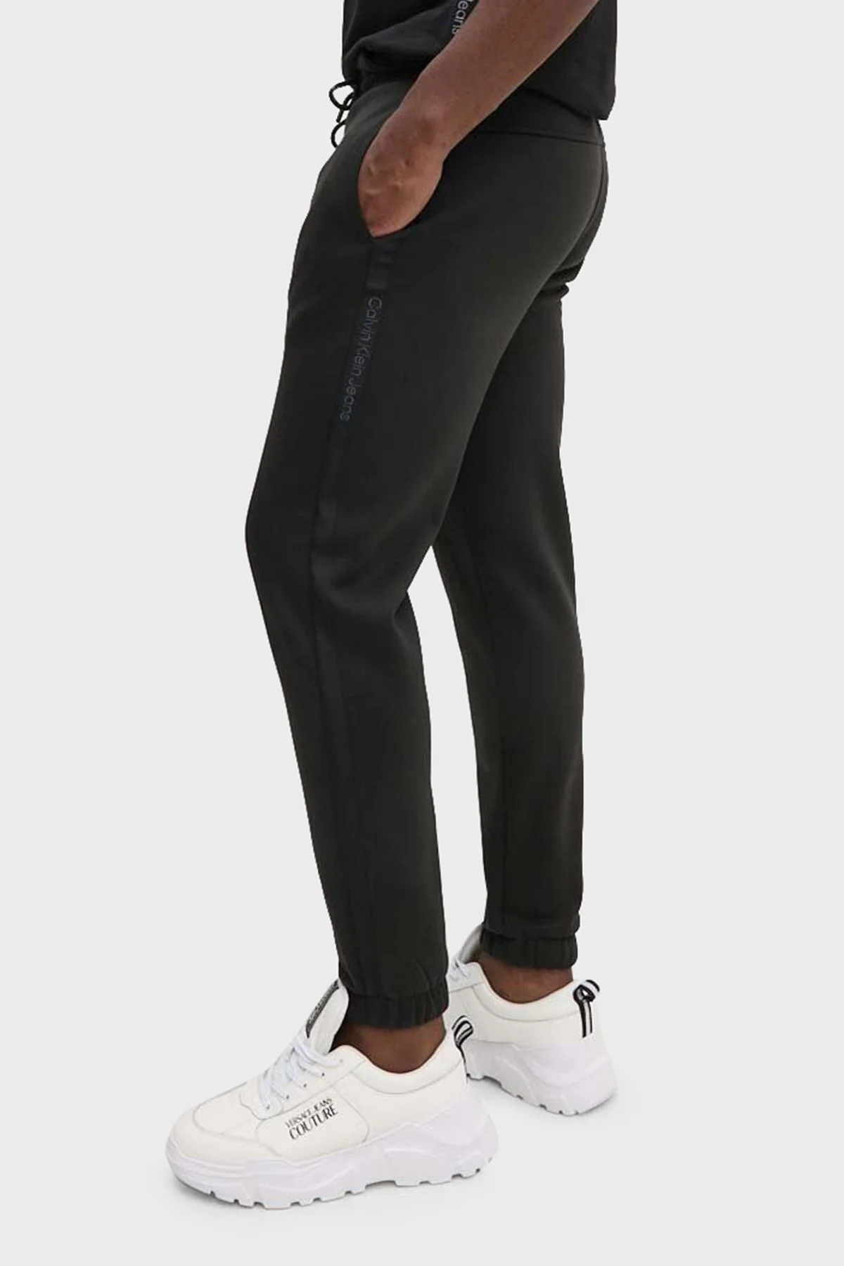 Calvin Klein Regular Fit Normal Bel Lastikli Paça Jogger J30J326175BEH Erkek Pantolon J30J326175 BEH SİYAH - 3