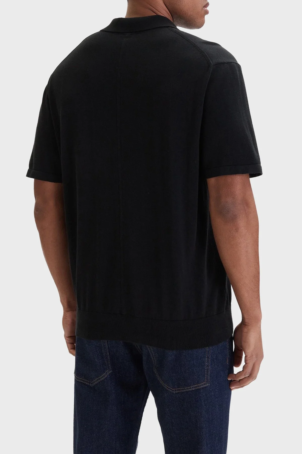 Calvin Klein Regular Fit Pamuklu Düğmeli Örme LV04LC326G Erkek Polo LV04LC326G UB1 SİYAH - 3