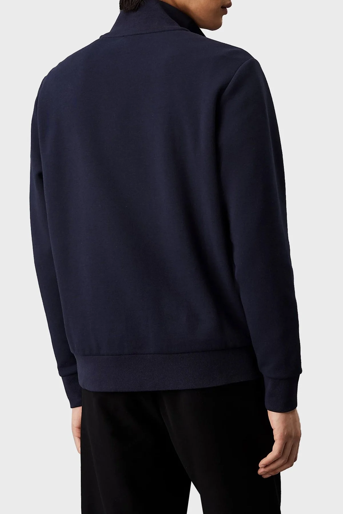 Calvin Klein Regular Fit Pamuklu Yarım Fermuarlı Dik Yaka K10K113650CHW Erkek Sweat K10K113650 CHW LACİVERT - 2
