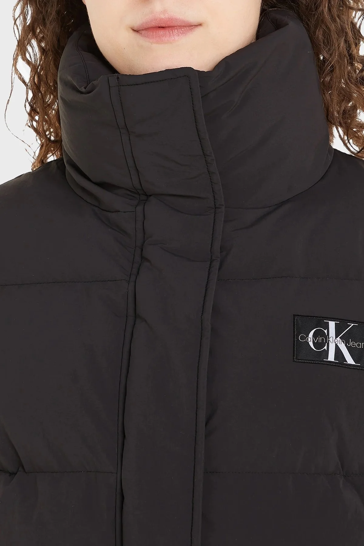 Calvin Klein Relaxed Fit Kuş Tüyü Dolgulu Şişme J20J222235BEH Bayan Mont J20J222235 BEH SİYAH - 3