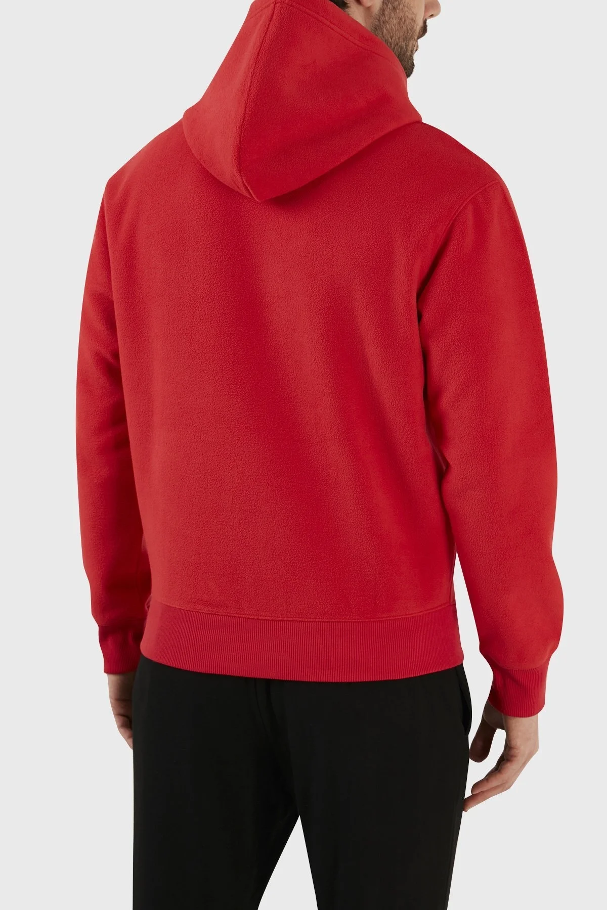 Calvin Klein Relaxed Fit Pamuklu Kapüşonlu J30J322193XL6 Erkek Sweat J30J322193 XL6 KIRMIZI - 5