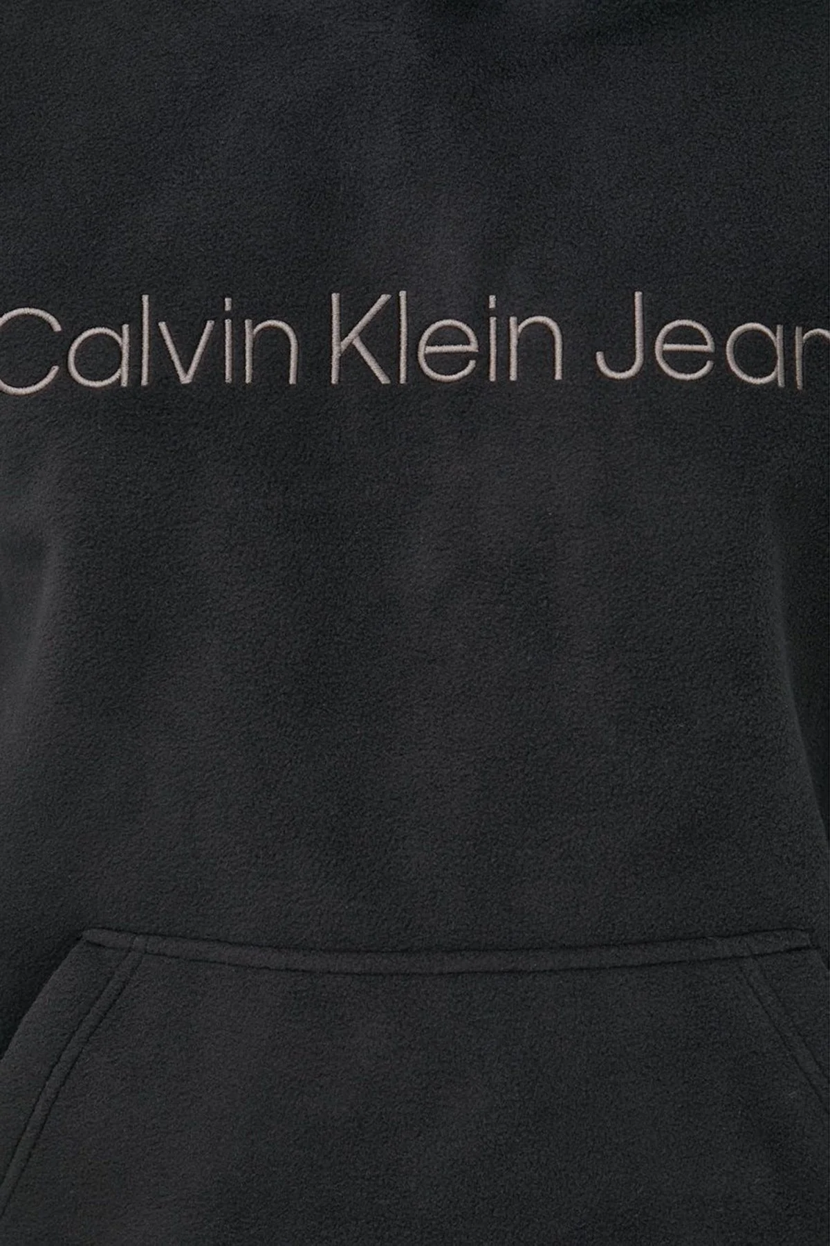 Calvin Klein Relaxed Fit Pamuklu Kapüşonlu Kanguru Cepli Erkek Sweat J30J322193 BEH SİYAH - 3
