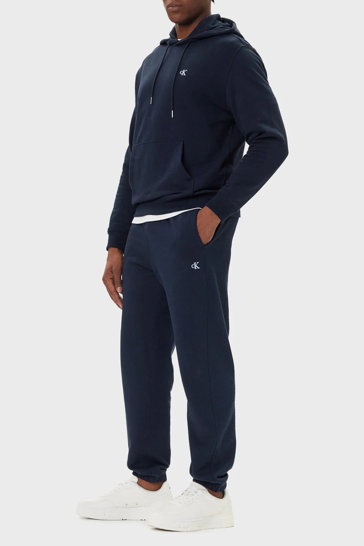 Calvin Klein Relaxed Fit Pamuklu Normal Bel Lastik Paça LV04RD241G CEF Erkek Pantolon LV04RD241G CEF LACİVERT - 2