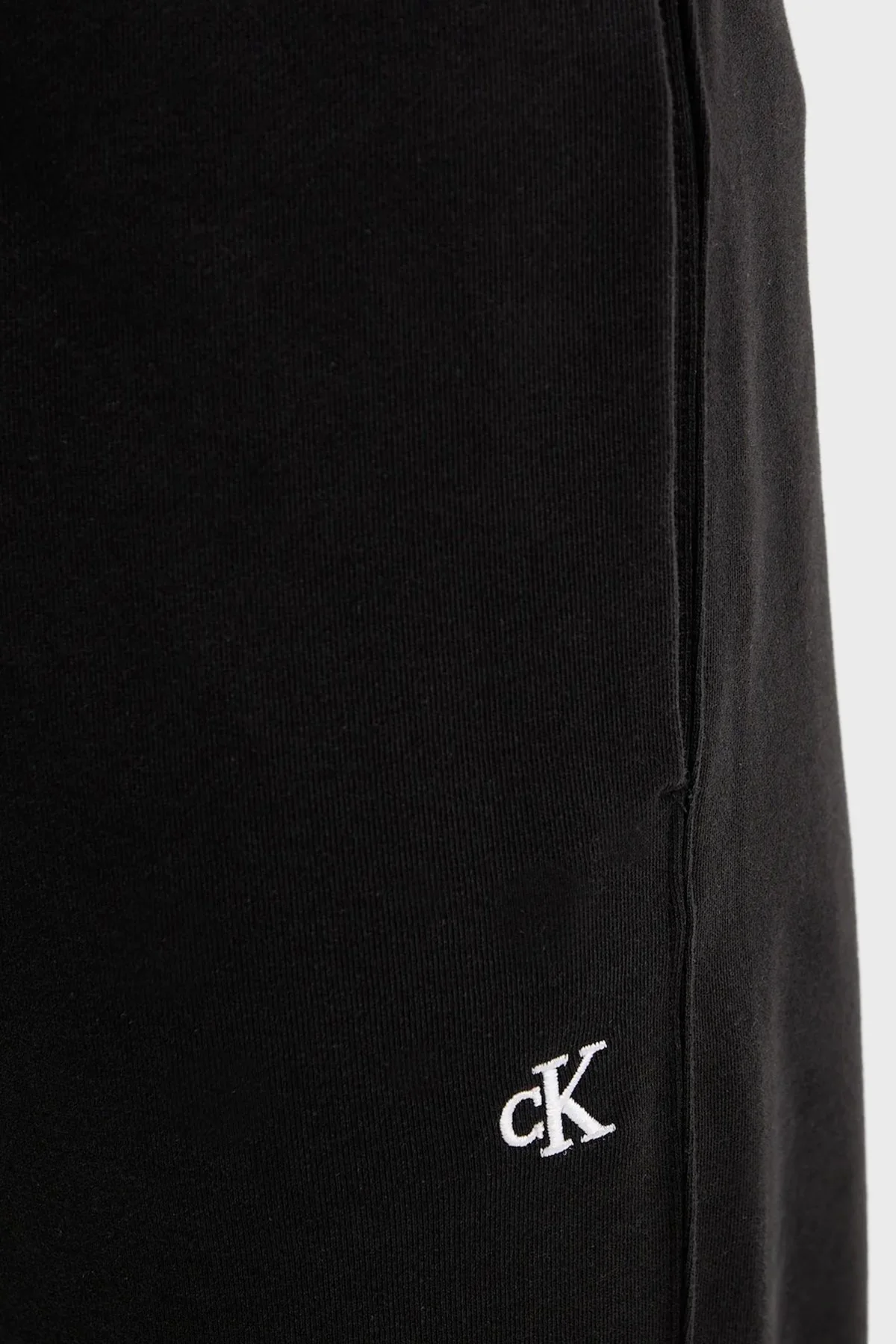 Calvin Klein Relaxed Fit Pamuklu Normal Bel Lastik Paça LV04RD241GUB1 Erkek Pantolon LV04RD241G UB1 SİYAH - 4