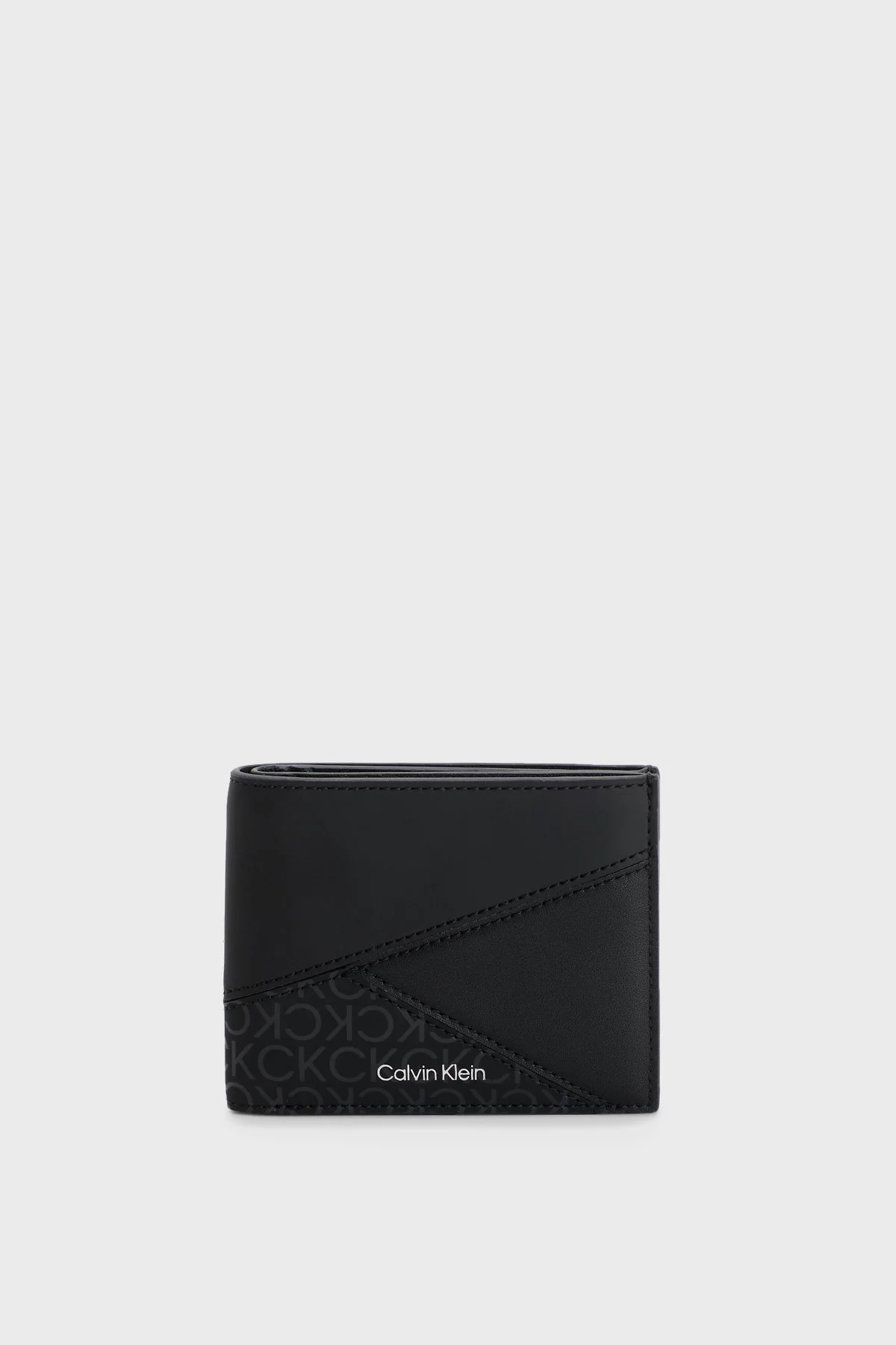 Calvin Klein RFID Teknolojili Logolu K50K510491BAX Erkek Cüzdan K50K510491 BAX SİYAH - 1