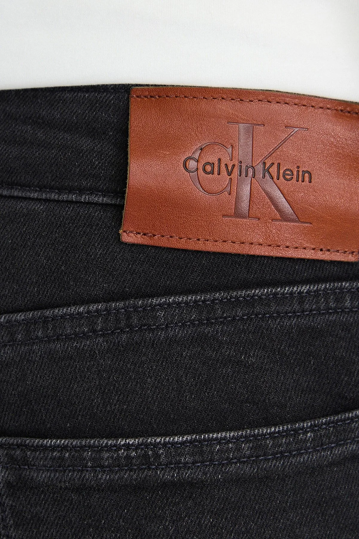 Calvin Klein Slim Fit Düşük Bel Dar Paça Jeans LV04RG713GZCG Erkek Kot Pantolon LV04RG713G ZCG SİYAH - 4